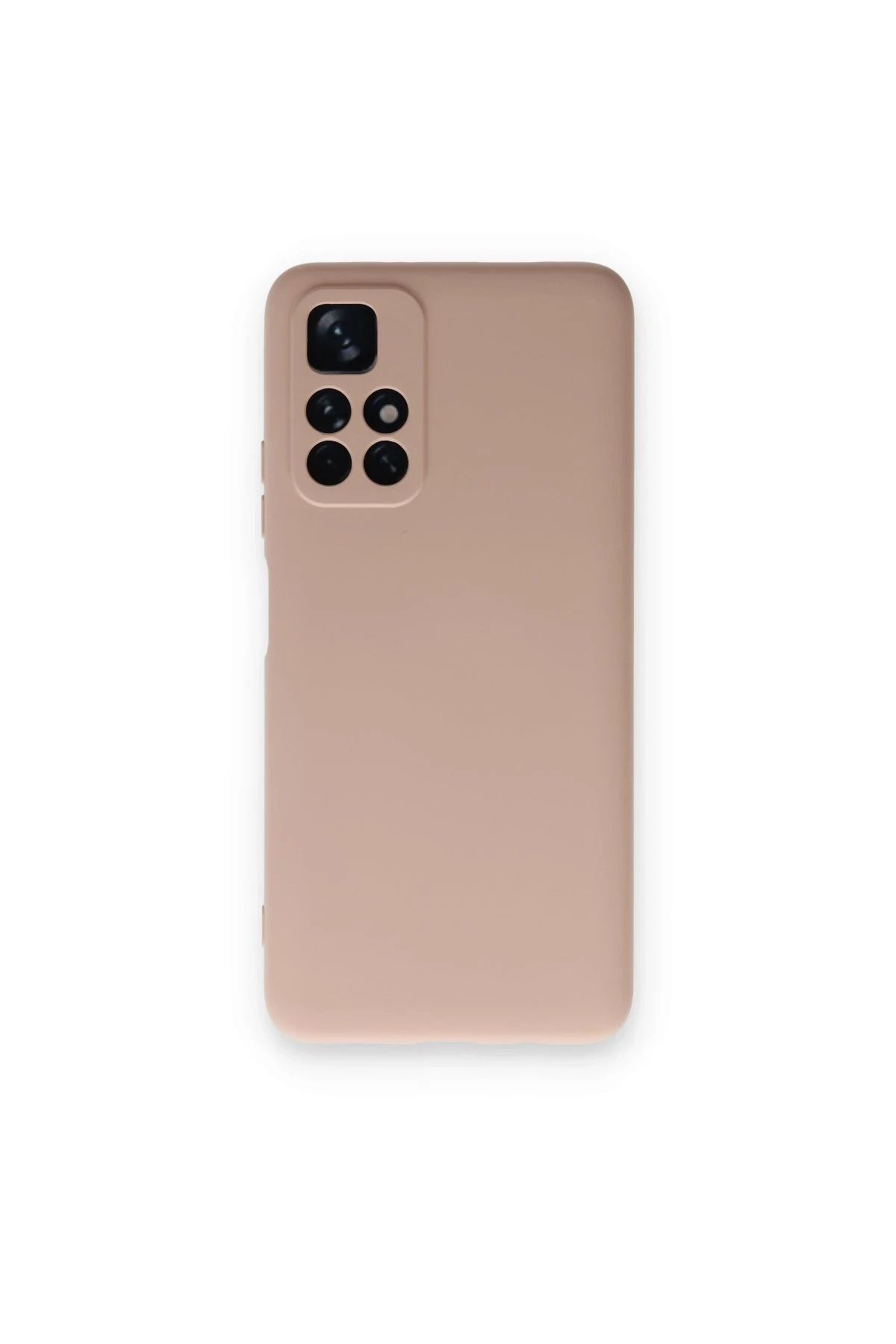 NewFace Xiaomi Redmi Note 11T Kılıf Nano içi Kadife Silikon - Pudra INSLM
