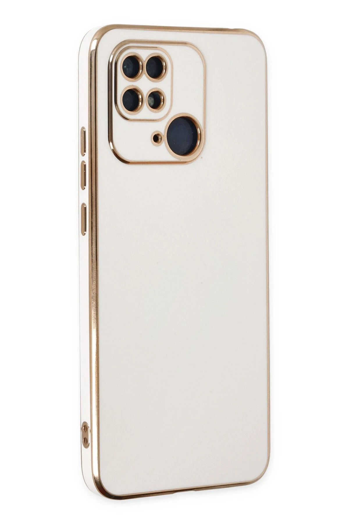 NewFace Xiaomi Redmi 10C Kılıf Volet Silikon - Beyaz JOJUA