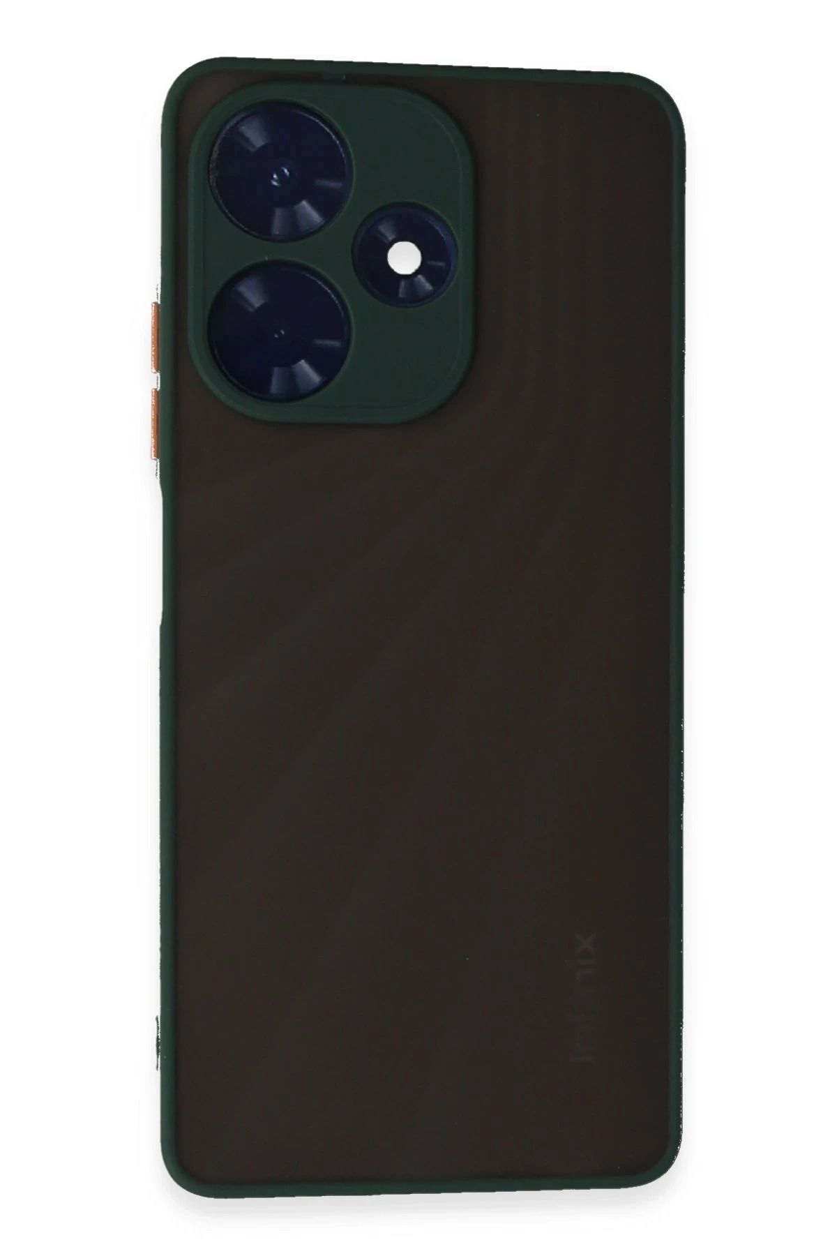 NewFace İnfinix Hot 30 4G Kılıf Montreal Silikon Kapak - Yeşil BSTMY