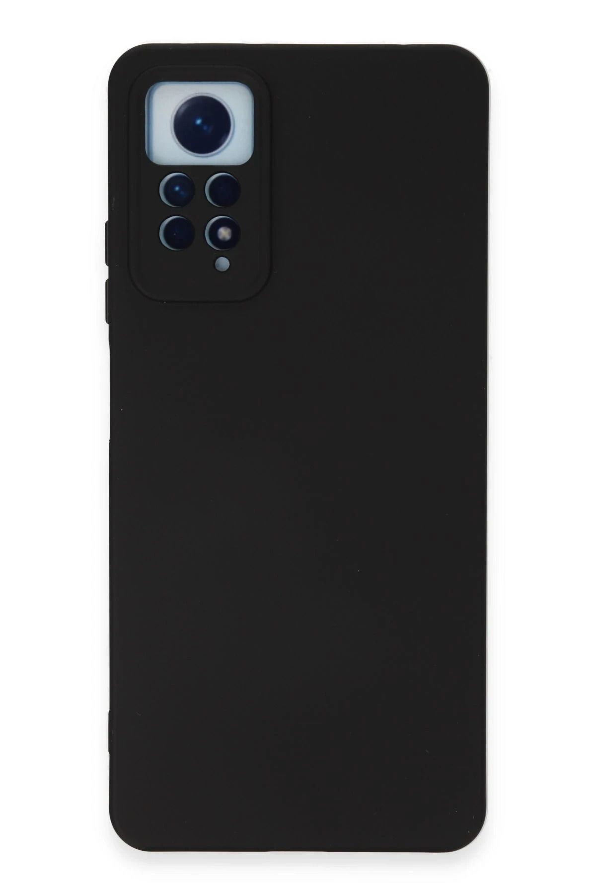 NewFace Xiaomi Redmi Note 12 Pro 4G Uyumlu Kılıf Nano içi Kadife Silikon - Siyah HNZRN