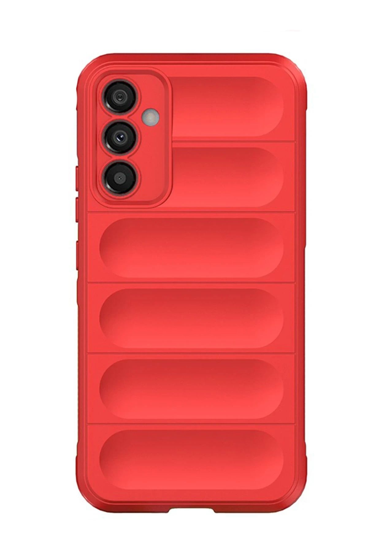 NewFace Galaxy A05S Uyumlu Kılıf Optimum Silikon - Kırmızı BSTMY