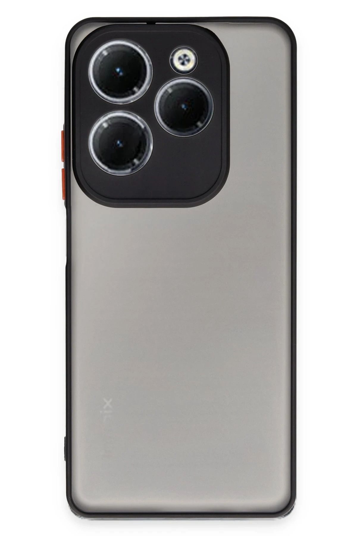 NewFace İnfinix Hot 40 Pro Kılıf Montreal Silikon Kapak - Siyah BSTMY