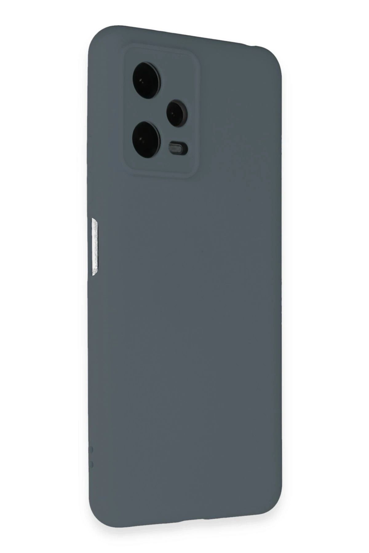 NewFace Xiaomi Redmi Note 12 Pro 5G Kılıf Nano içi Kadife Silikon - Gri YNSMR