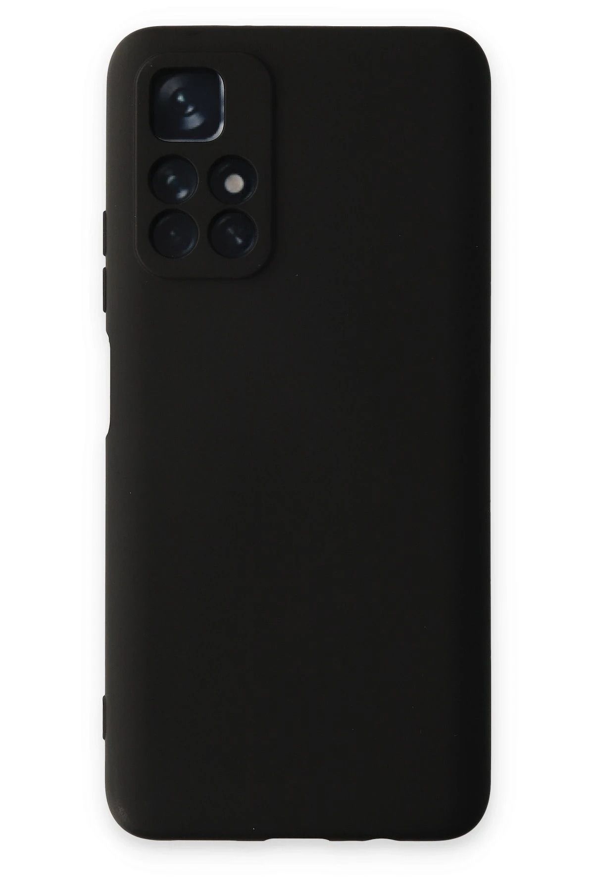 NewFace Xiaomi Redmi Note 11T Kılıf Nano içi Kadife Silikon - Siyah DPMAH