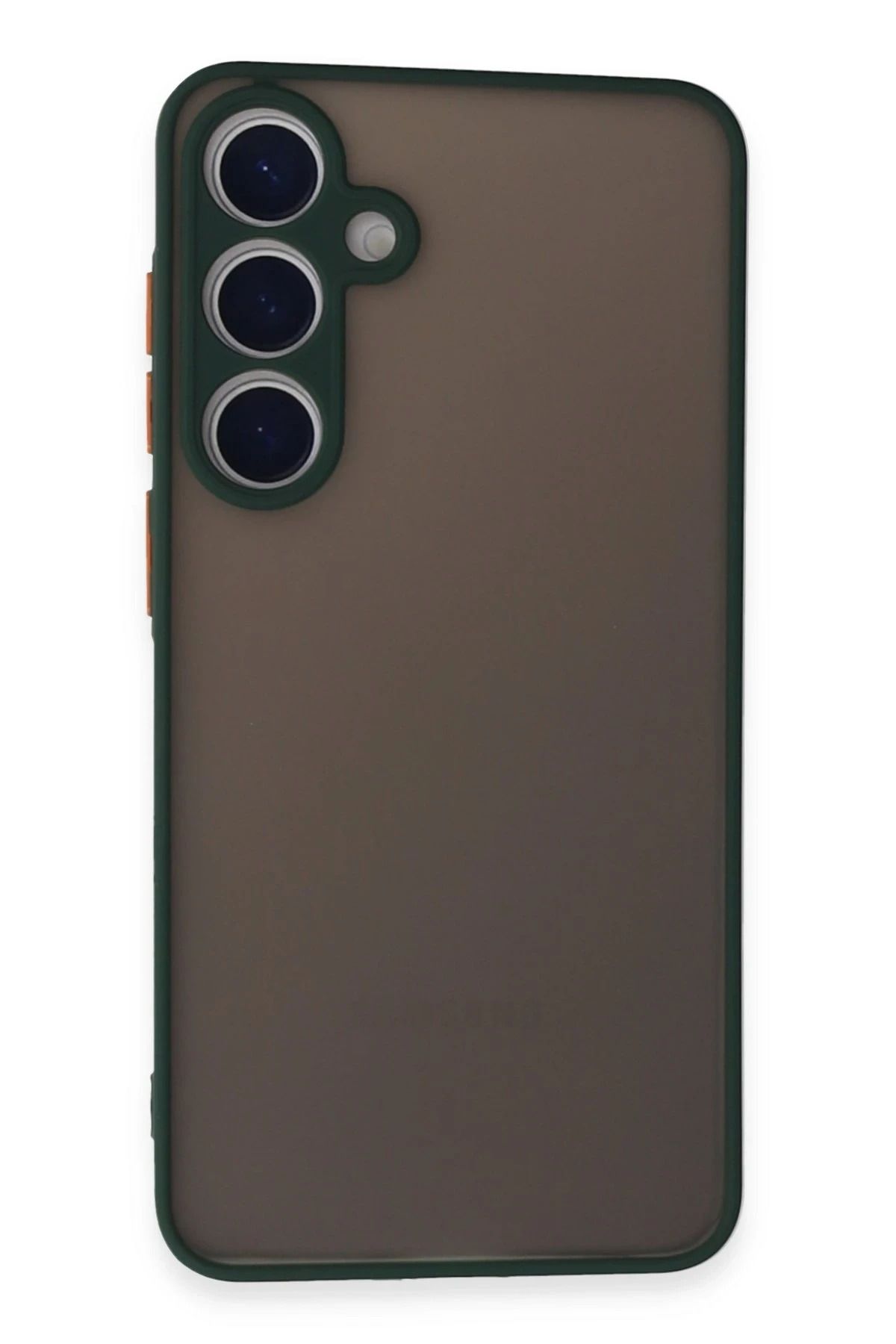 NewFace Samsung Galaxy S24 Kılıf Montreal Silikon Kapak - Yeşil INSLM