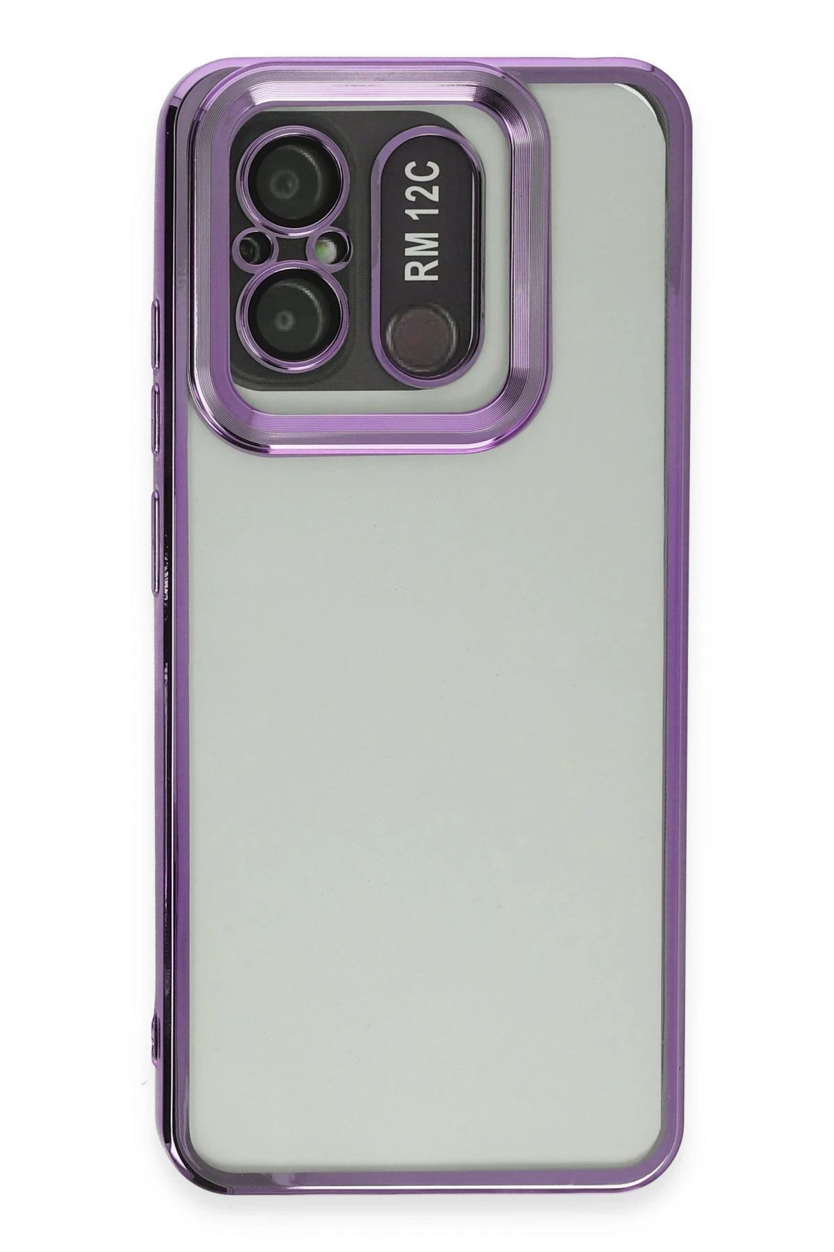 NewFace Xiaomi Redmi 12C Kılıf Slot Silikon - Mor JOJUA