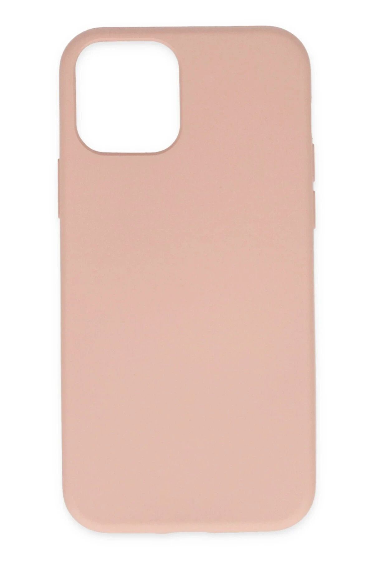 NewFace iPhone 11 Pro Uyumlu Kılıf Nano içi Kadife Silikon - Pudra BSTMY
