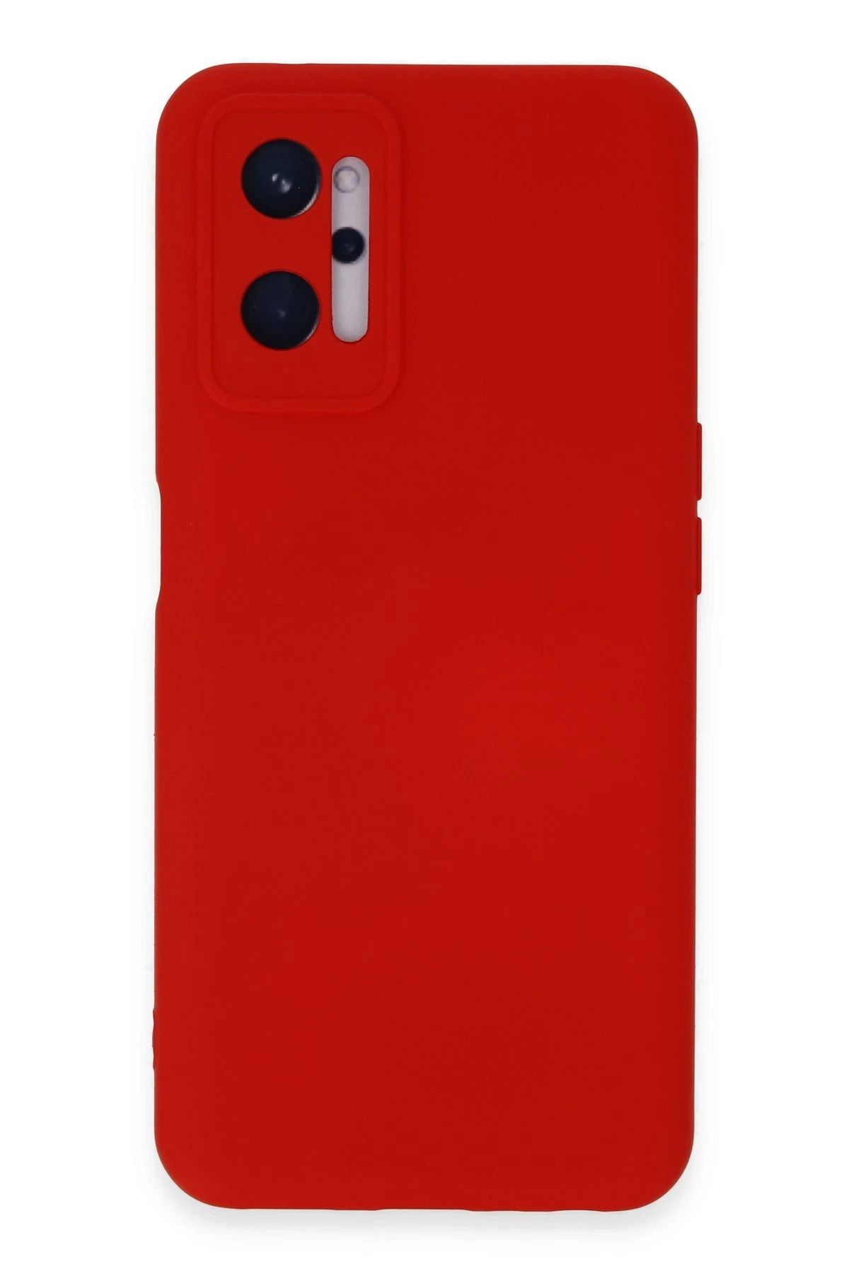 NewFace Realme 9i 4G Kılıf Nano içi Kadife Silikon - Kırmızı NRMSA