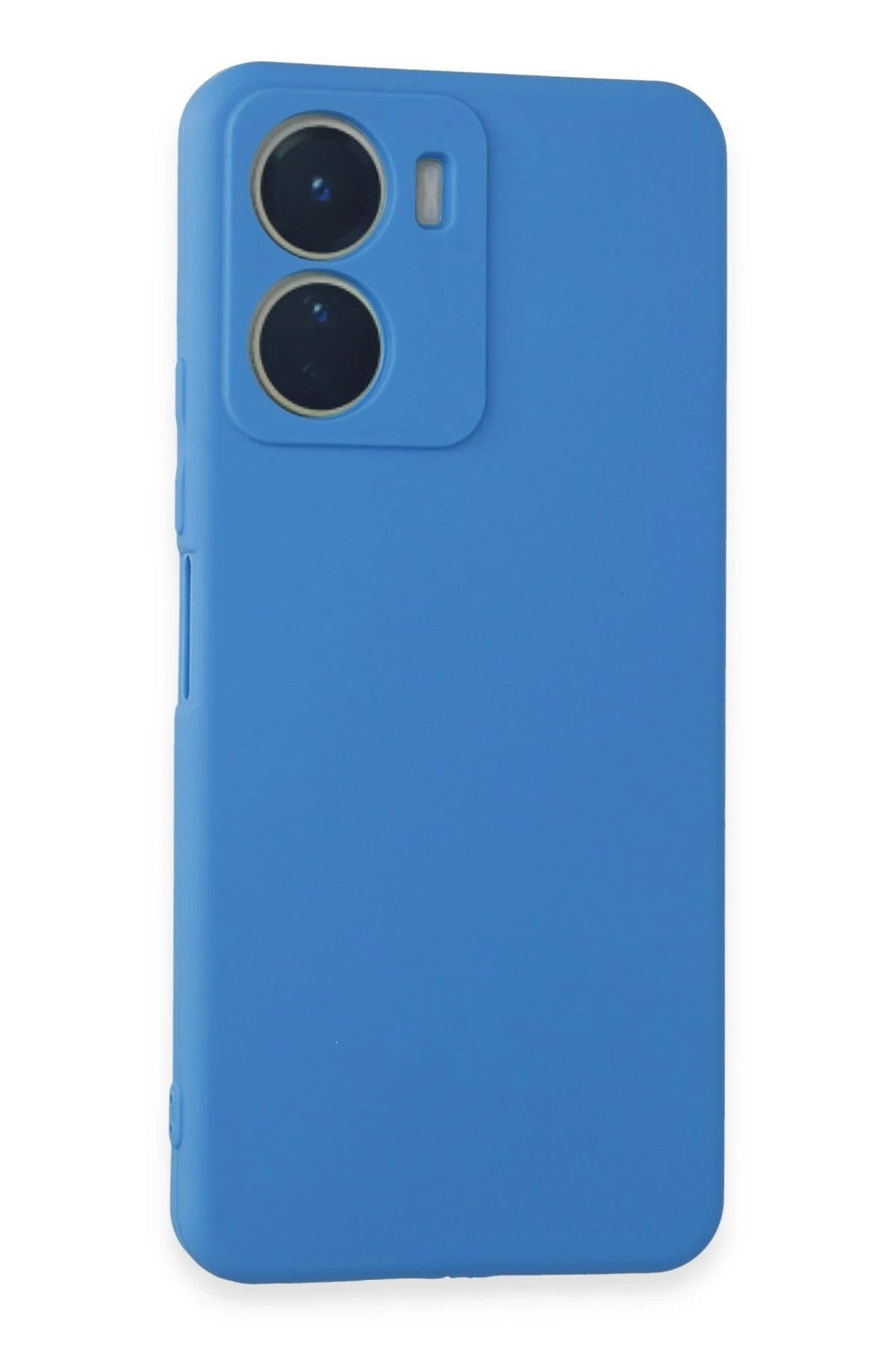 NewFace Vivo Y16 Kılıf First Silikon - Mavi JOJUA