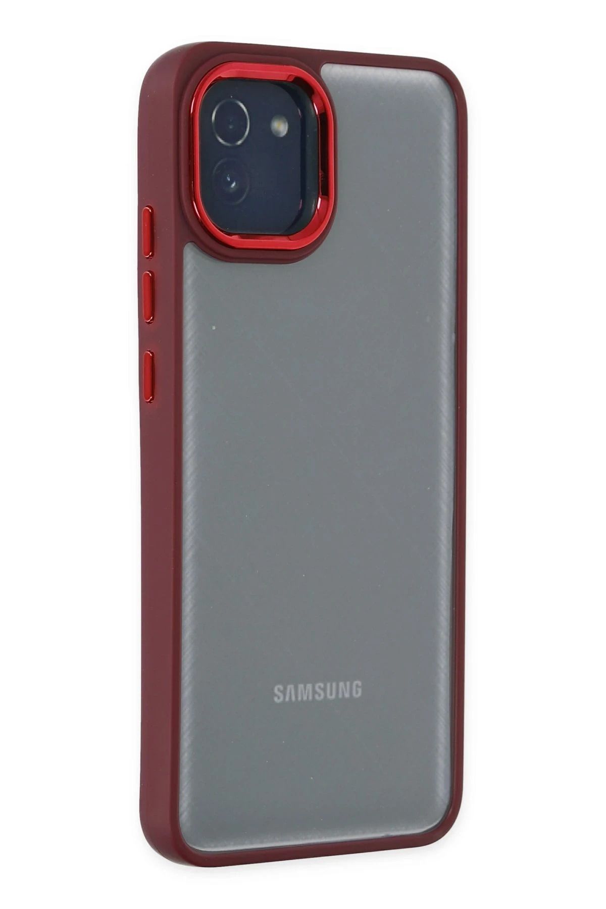 NewFace Samsung Galaxy A03 Kılıf Dora Kapak - Kırmızı HNZRN
