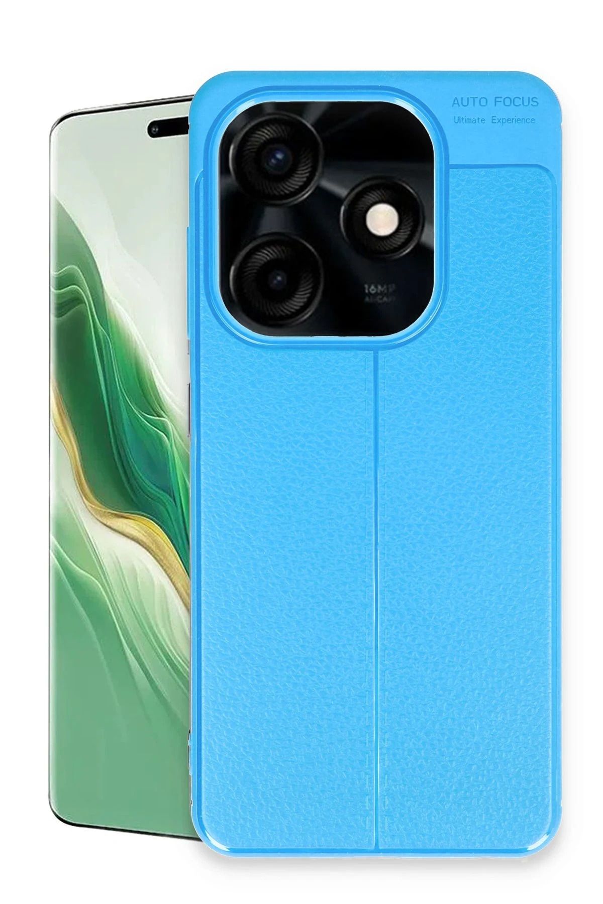 NewFace Tecno Spark Go 2024 Kılıf Auto Focus Kapak - Mavi BSTMY