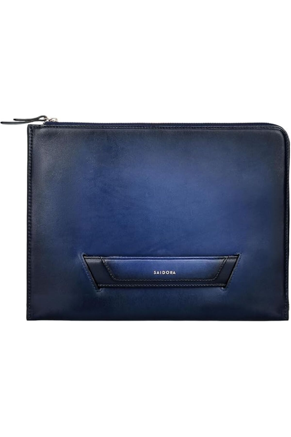 SAIDORA El Boyalı Deri Dizüstü 15-16 Inch LEPTOP Kılıfı