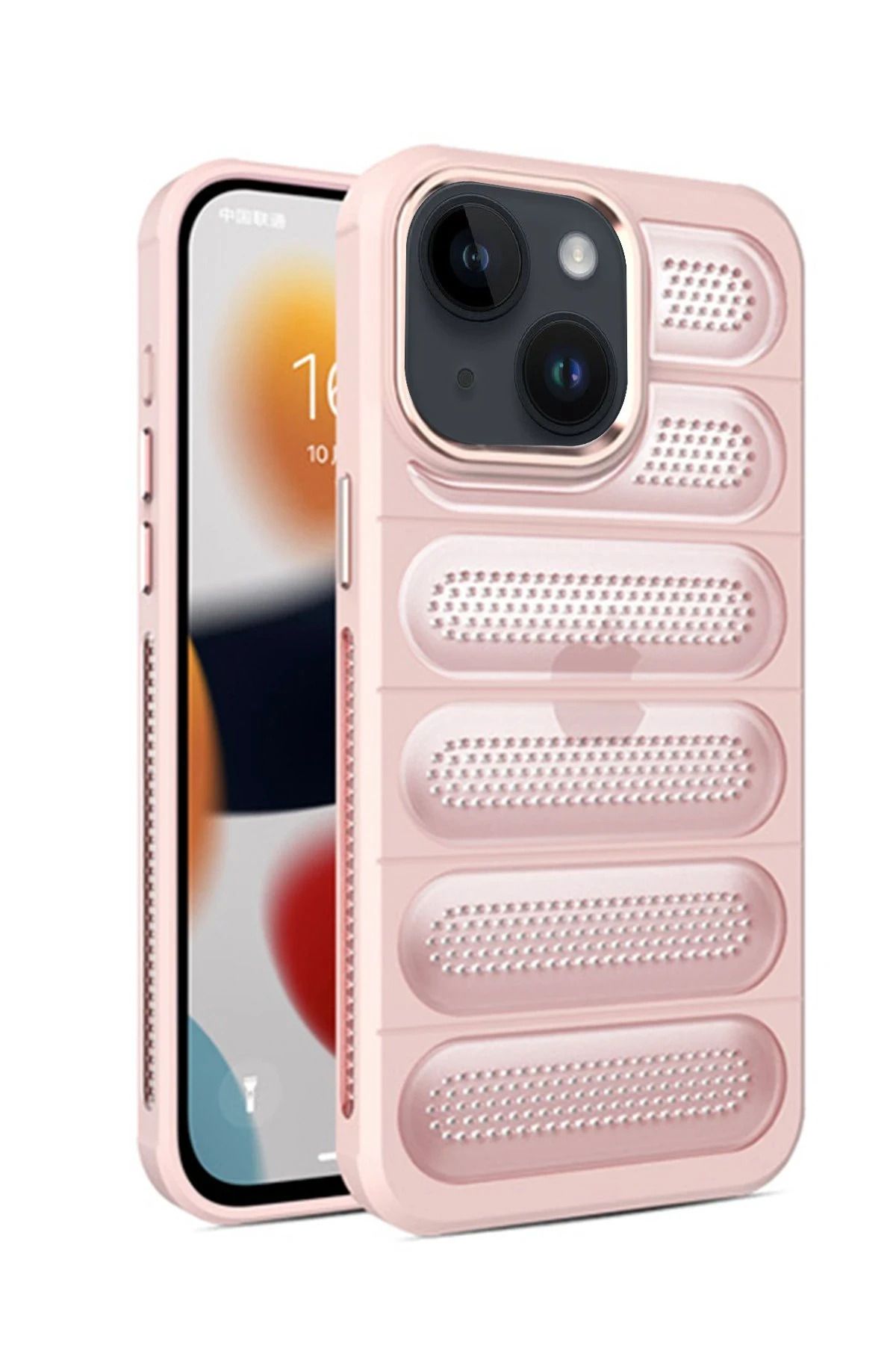 NewFace iPhone 15 Kılıf Airmax Silikon Kapak - Pembe INSLM