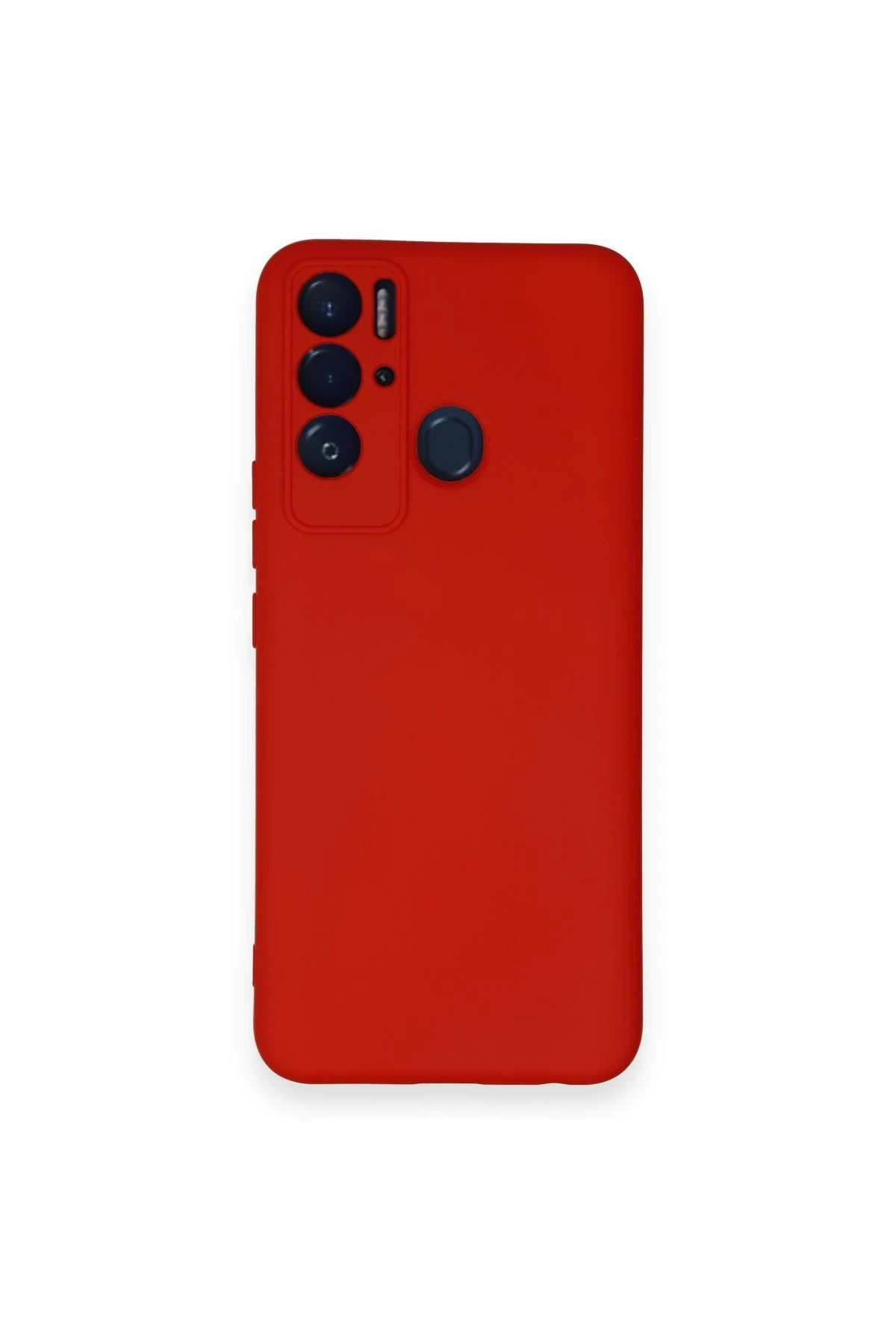 NewFace Tecno Pova Neo Kılıf Nano içi Kadife Silikon - Kırmızı JOJUA