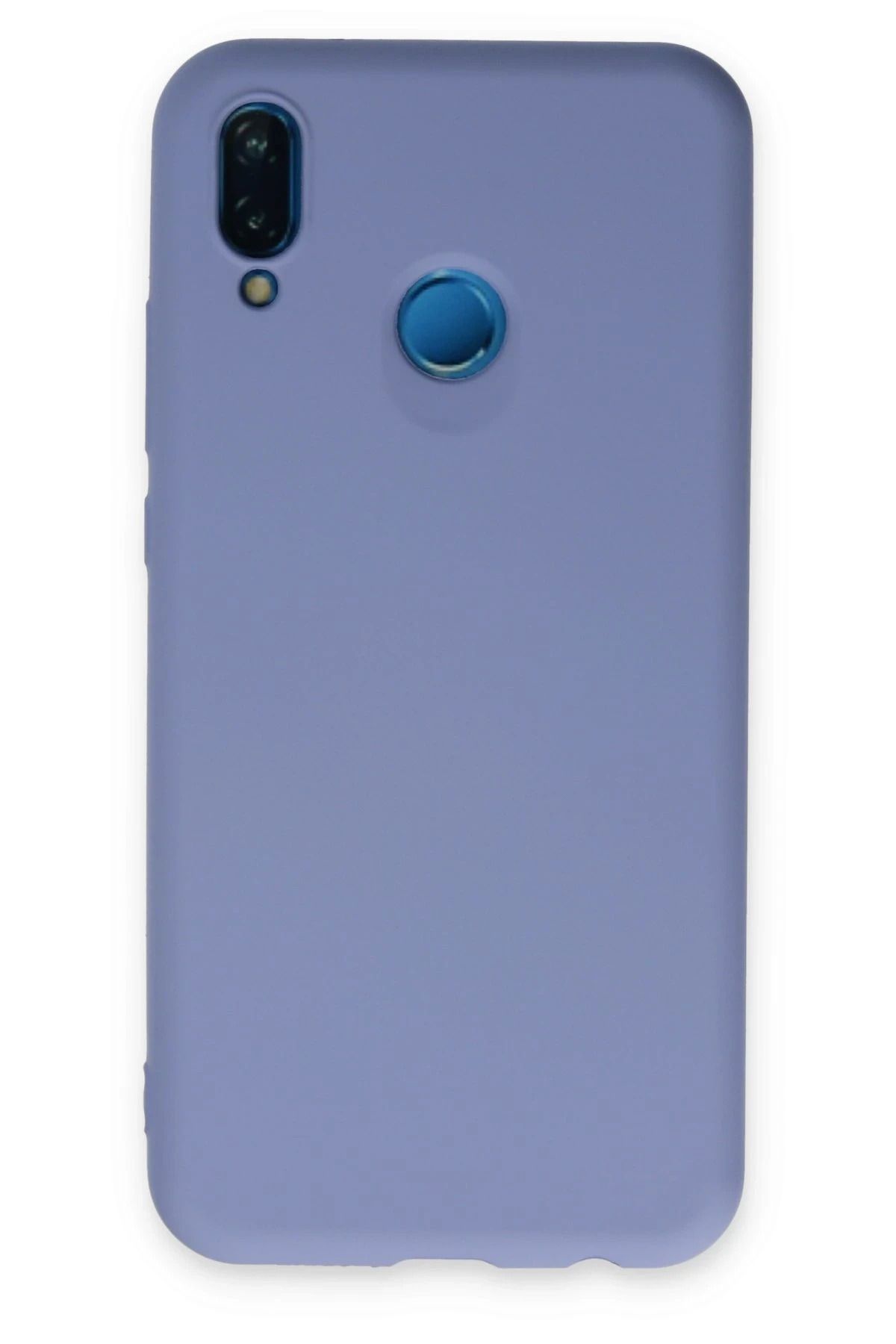 NewFace Huawei P20 Lite Kılıf Nano içi Kadife Silikon - Lila JOJUA