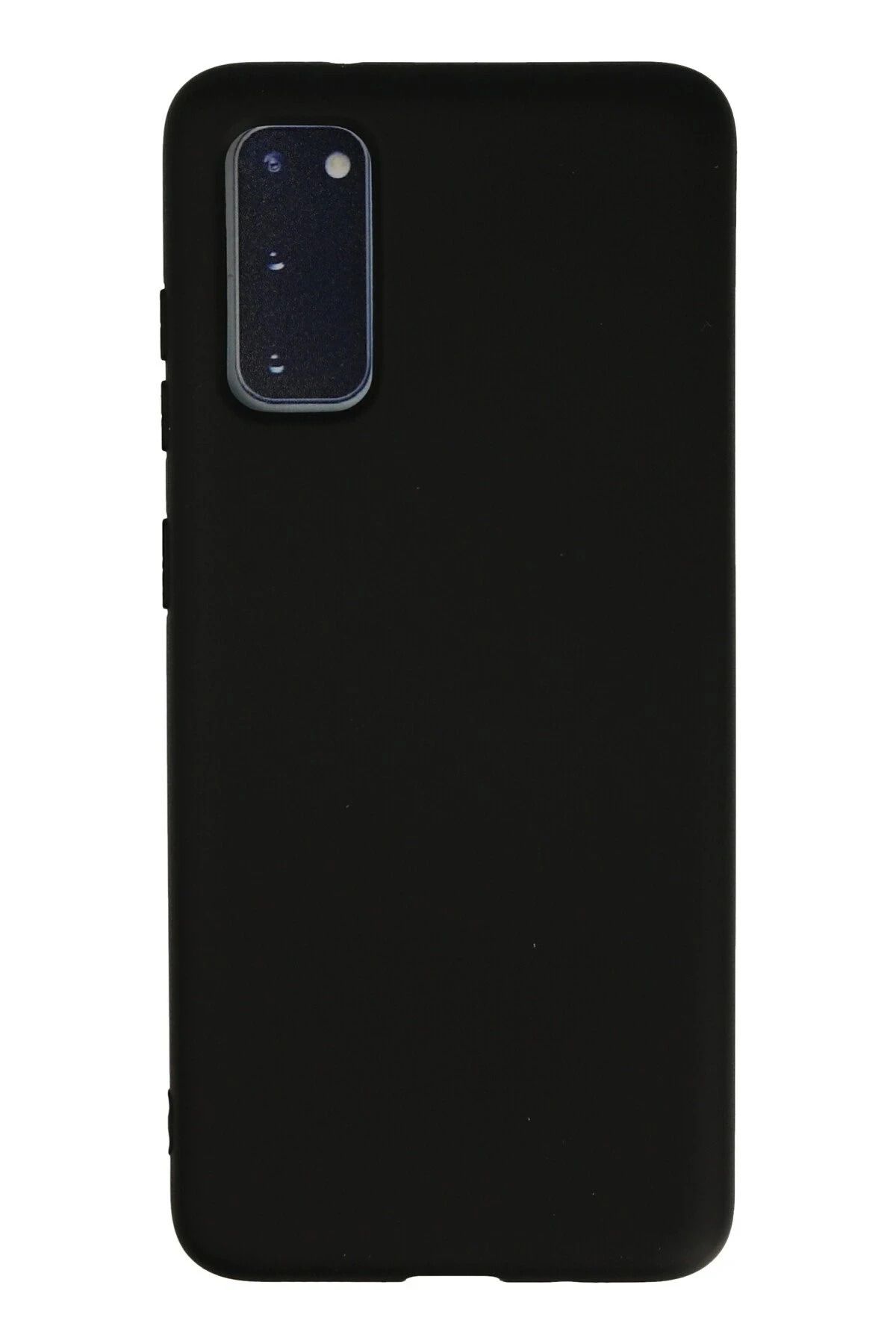 NewFace Galaxy S20 Uyumlu Kılıf Nano içi Kadife Silikon - Siyah