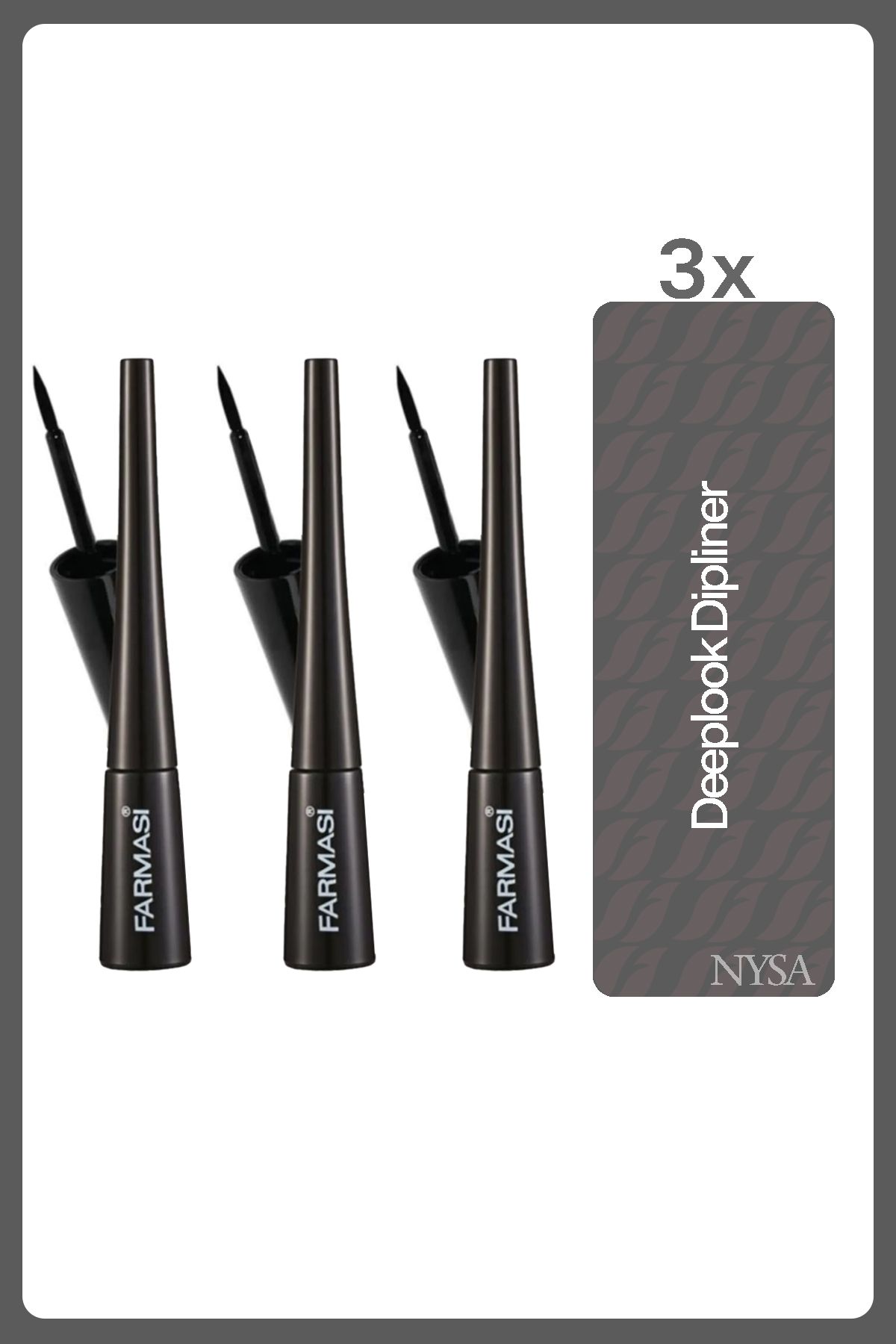 Farmasi Siyah Dipliner - Deeplook 4.5 g - 3 Adet
