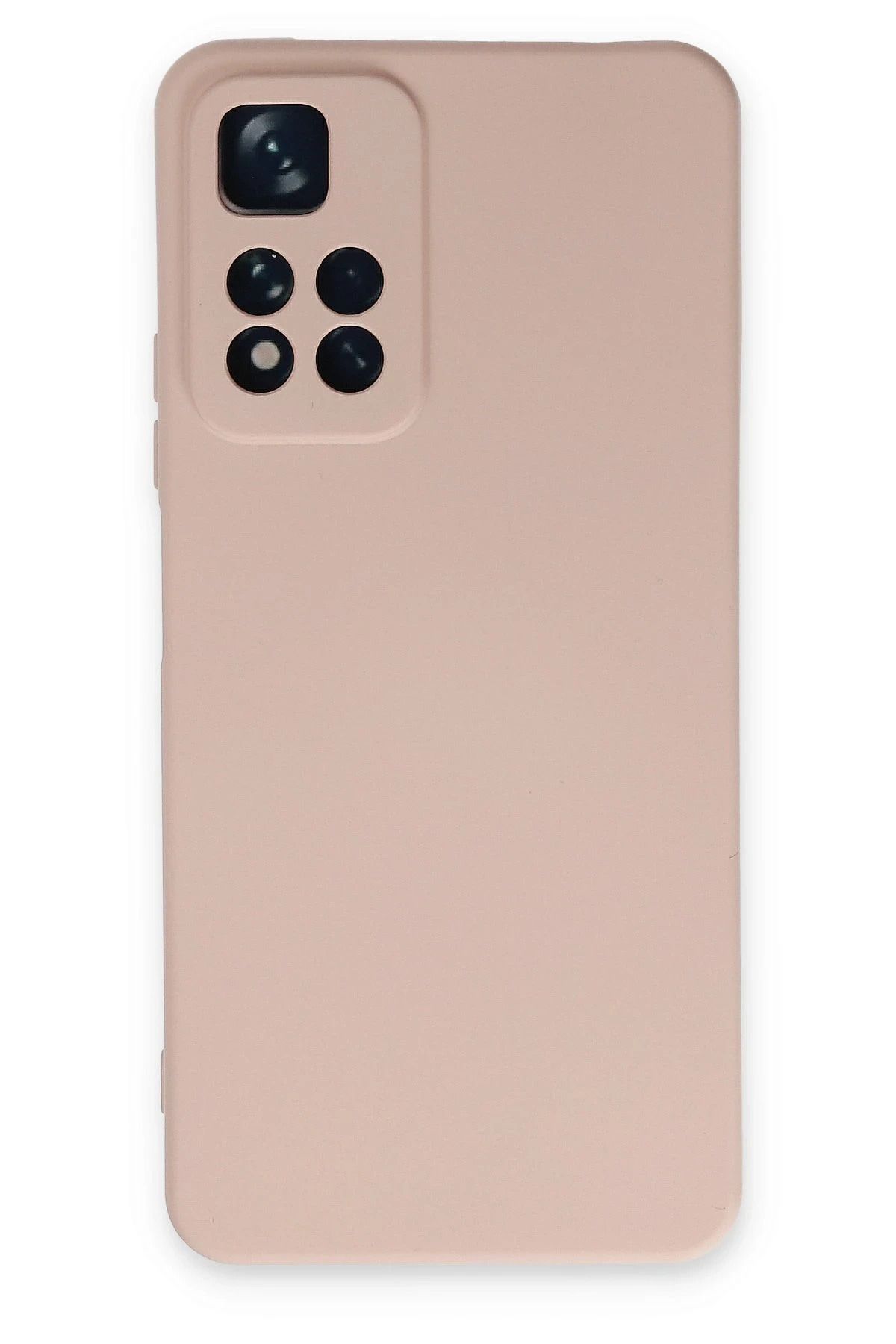 NewFace Xiaomi Redmi Note 11 Pro Plus 5G Kılıf Nano içi Kadife Silikon - Pudra JOJUA