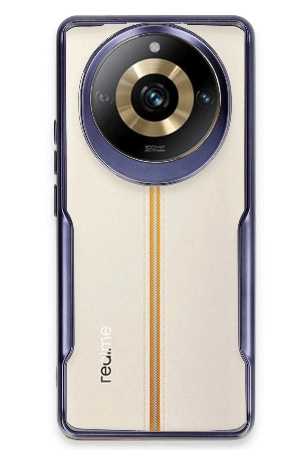 NewFace Realme 11 Pro Kılıf Boyi Silikon Kapak - Lacivert NRMSA