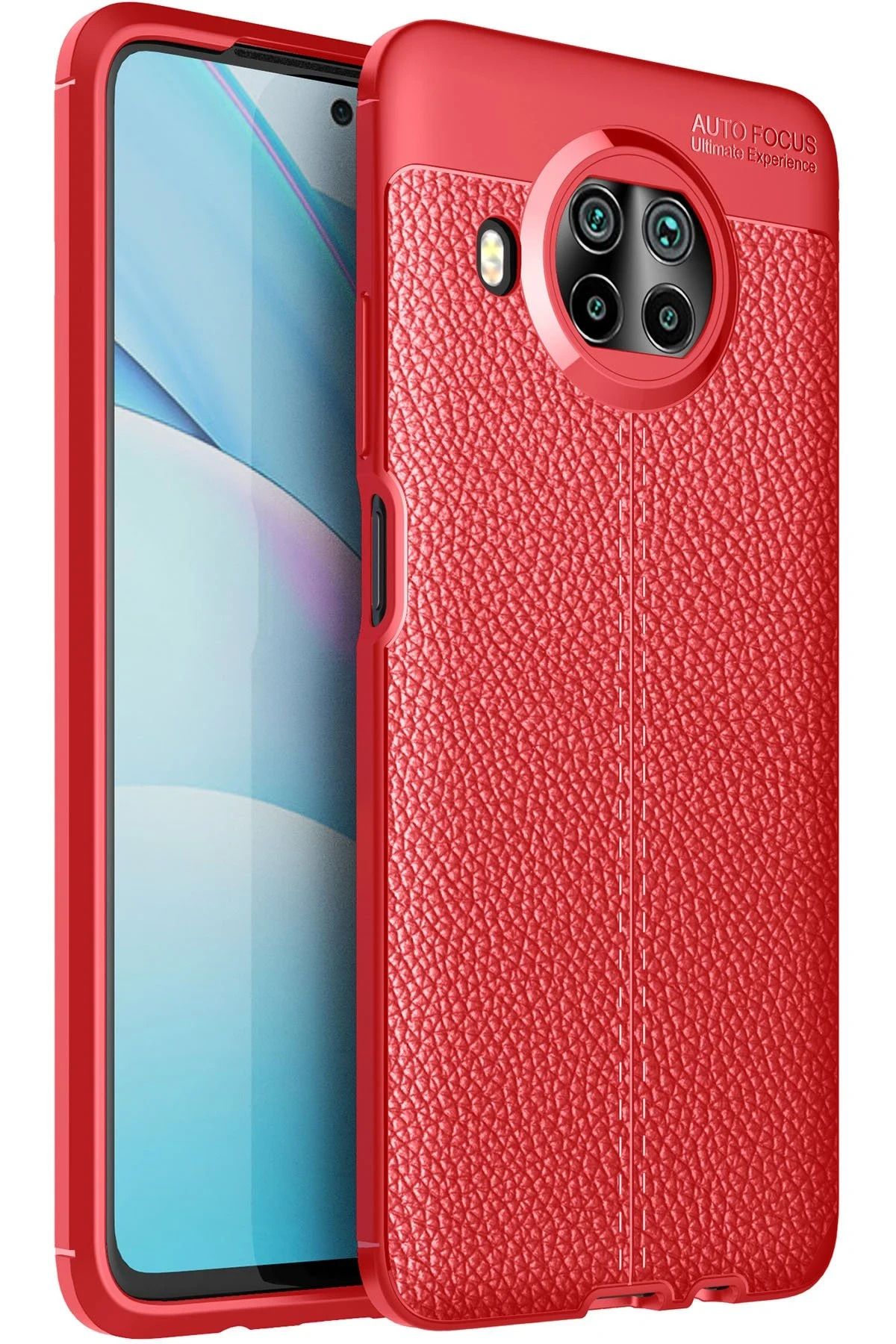 NewFace Xiaomi Mi 10T Lite Kılıf Auto Focus Kapak - Kırmızı NRMSA