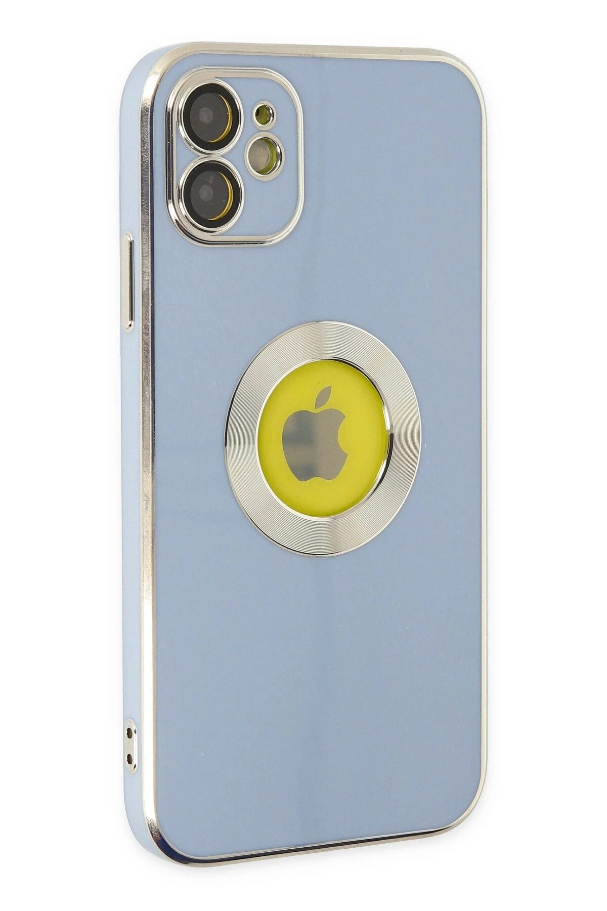 NewFace iPhone 12 Kılıf Store Silikon - Sierra Blue MXMPA