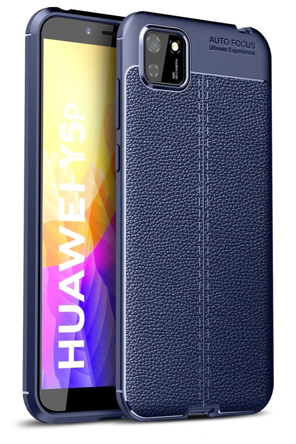 NewFace Huawei Y5P Kılıf Auto Focus Kapak - Lacivert JOJUA