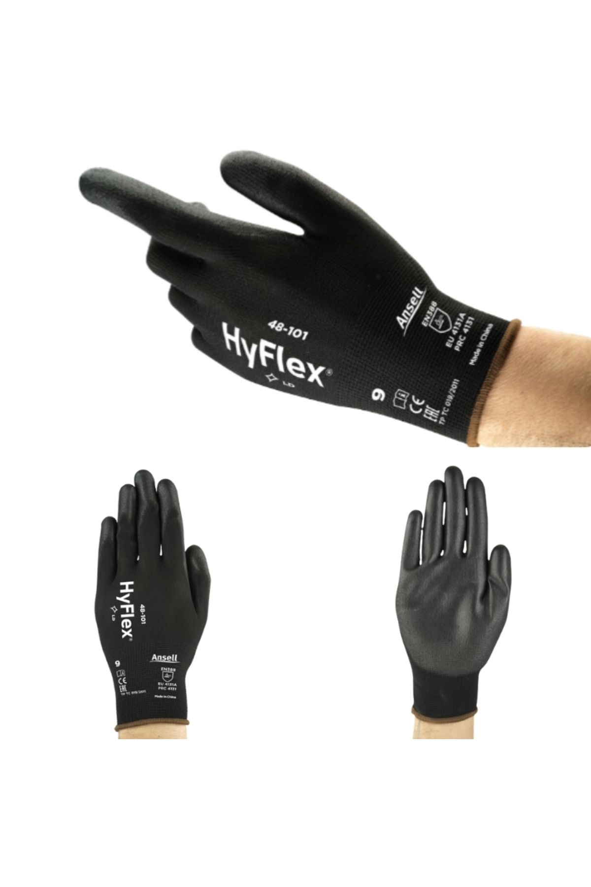 ANSELL Sensilite HyFlex 48-101 Montaj Eldiveni - No: 7 - (10 ad)