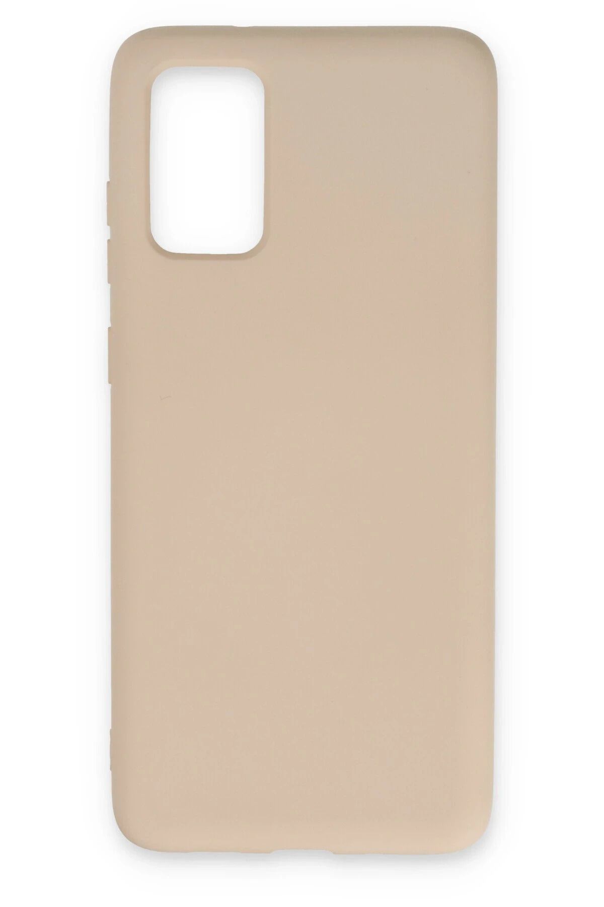 NewFace Galaxy S20 Kılıf Nano içi Kadife Silikon - Pudra INSLM