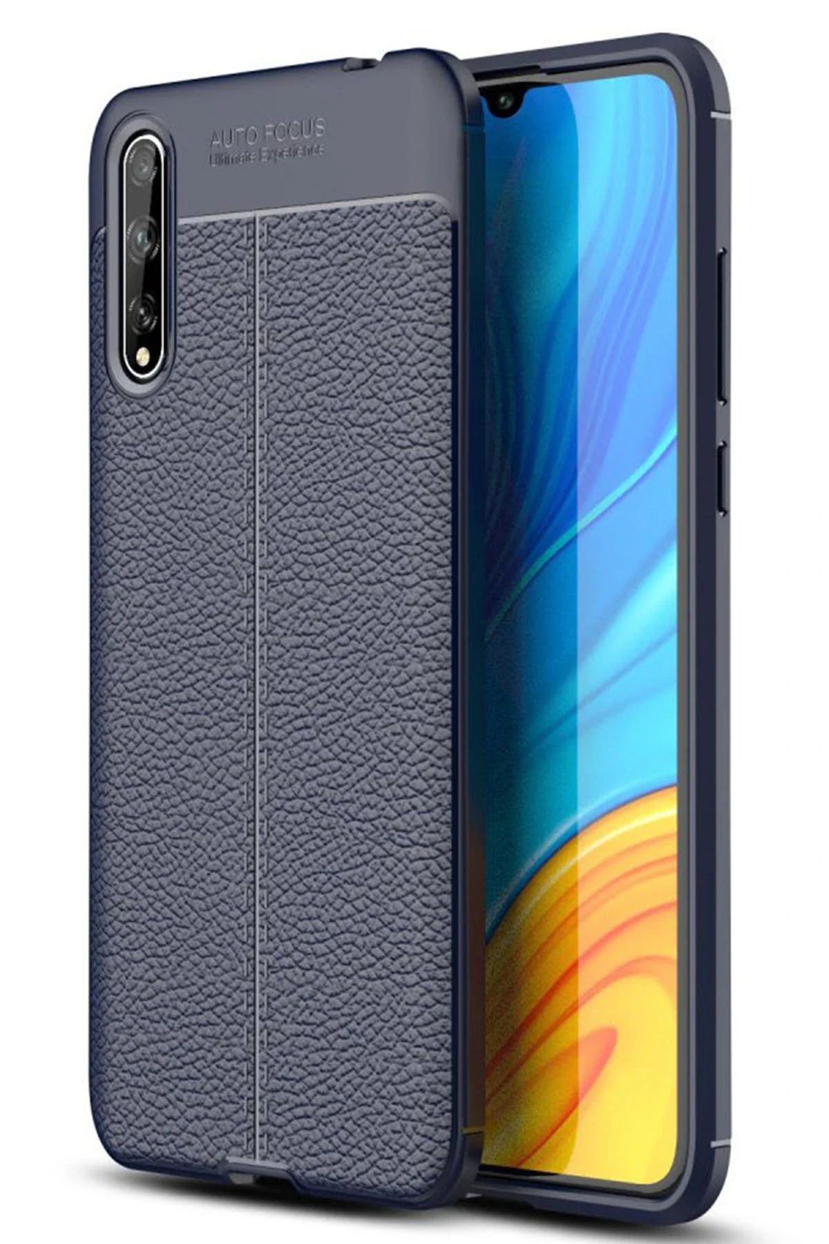 NewFace Huawei P Smart S Kılıf Auto Focus Kapak - Lacivert INSLM