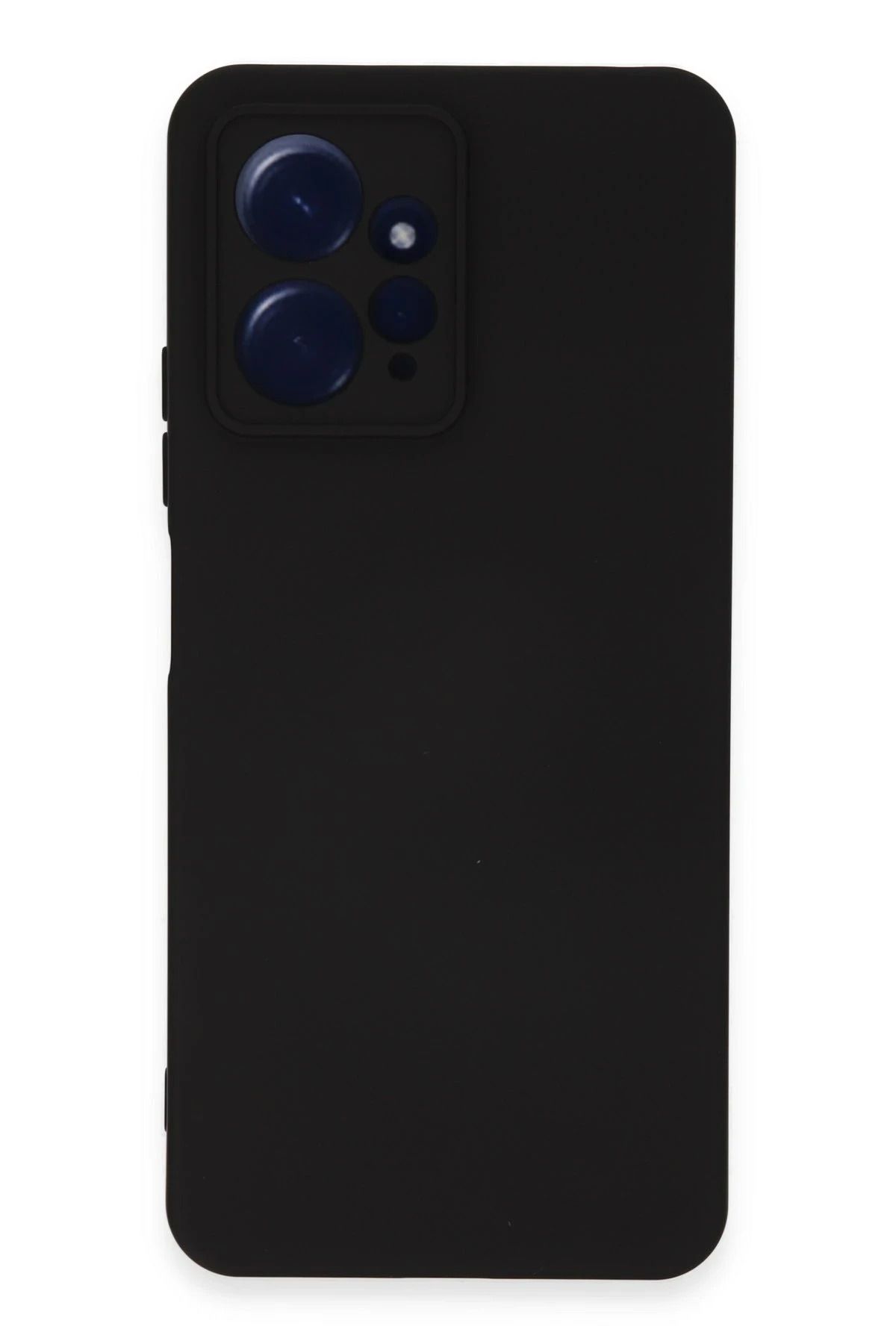 NewFace Xiaomi Redmi Note 12 4G uyumlu Kılıf Nano içi Kadife Silikon - Siyah HNZRN