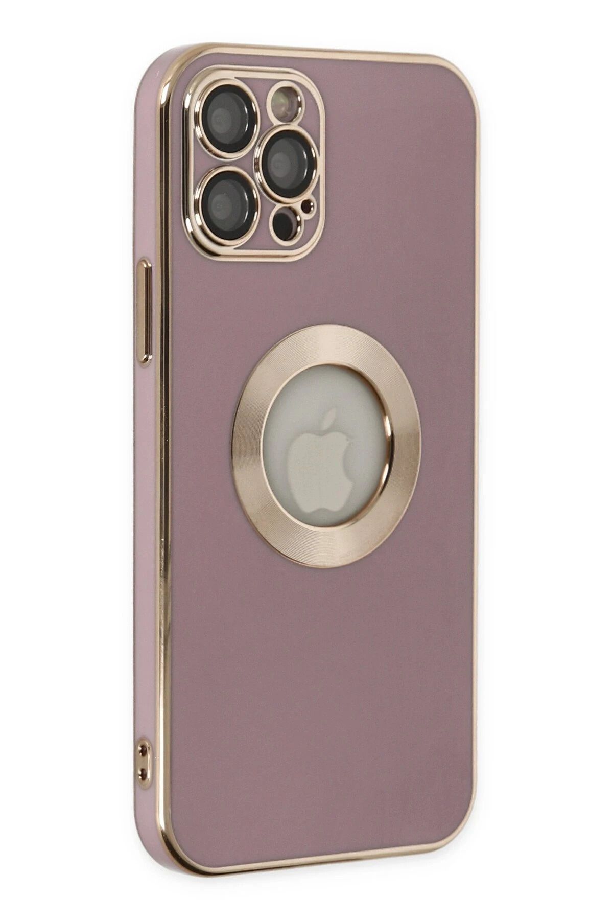 NewFace iPhone 12 Pro Kılıf Store Silikon - Mor NRMSA