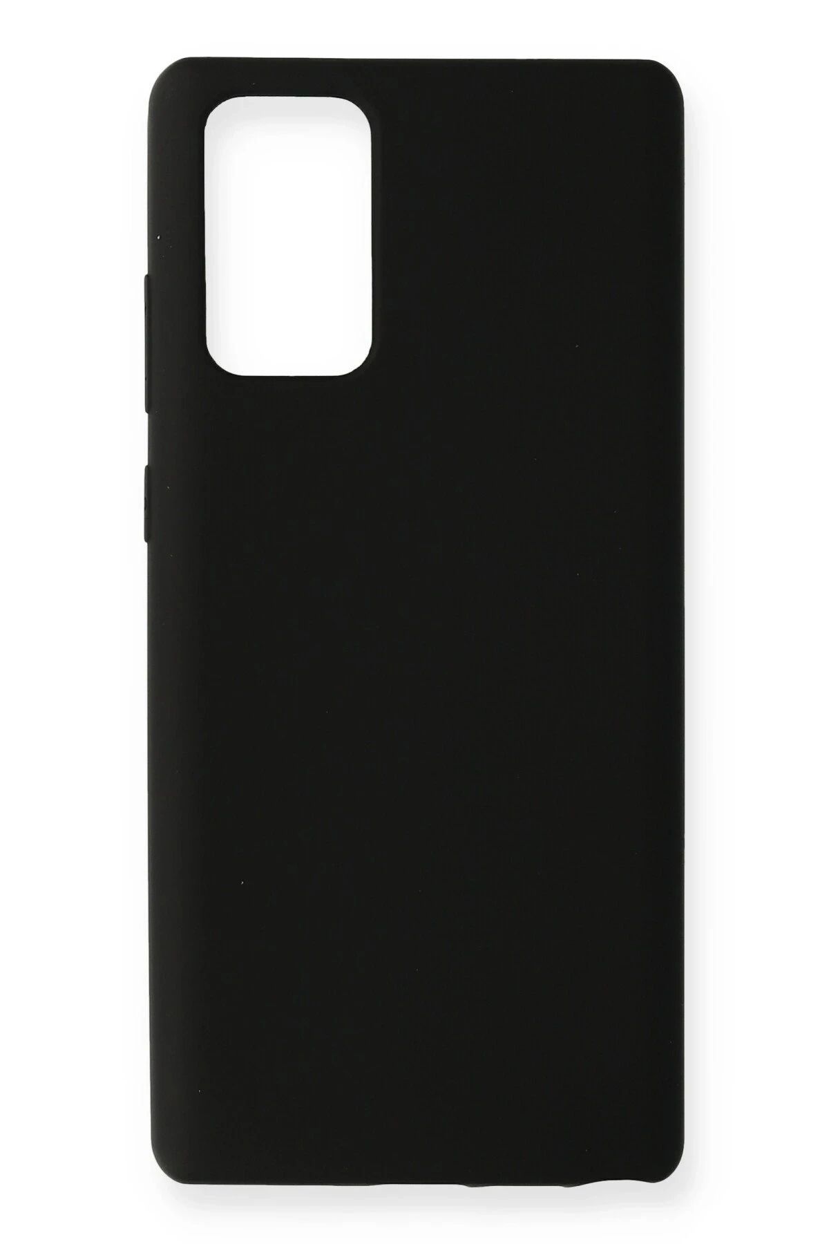 NewFace Samsung Galaxy Note 20 Kılıf Nano içi Kadife Silikon - Siyah HNZRN