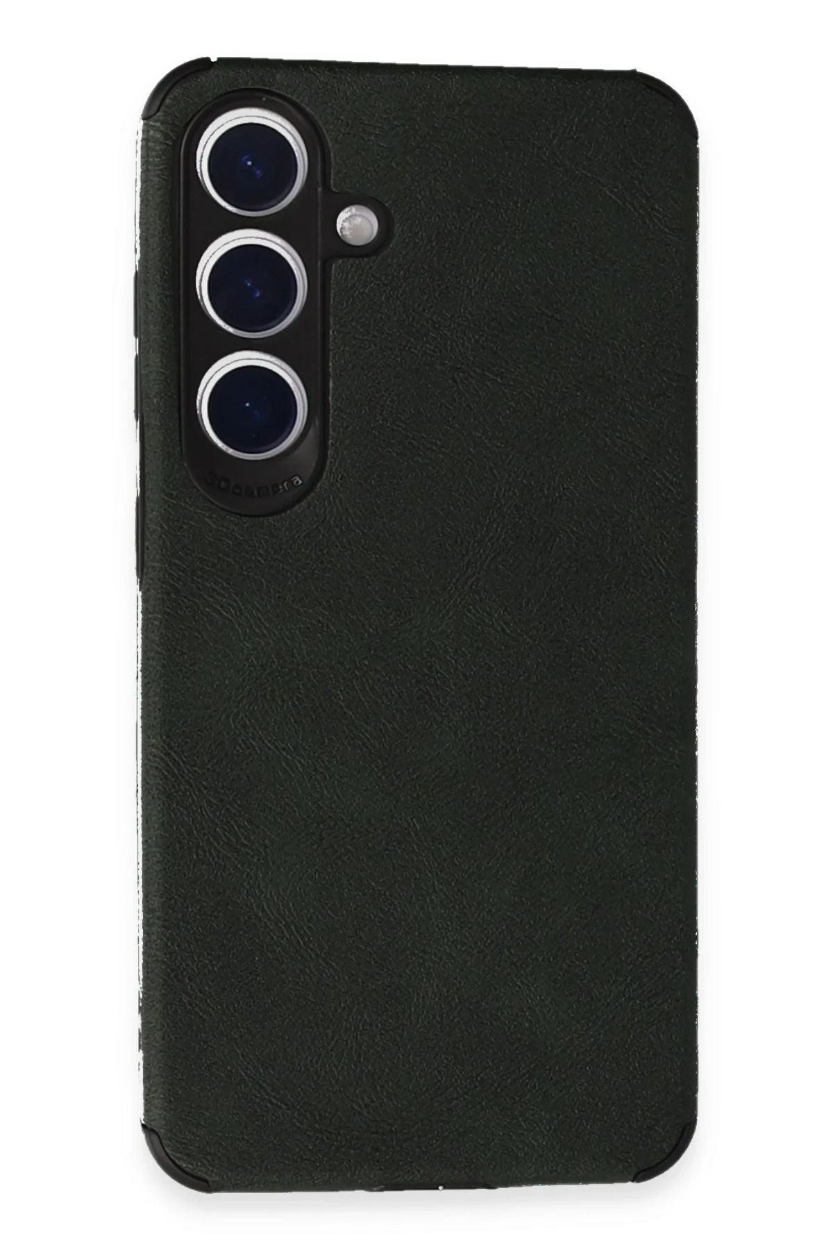 NewFace Samsung Galaxy S24 Kılıf Loop Deri Silikon - Yeşil YNSMR