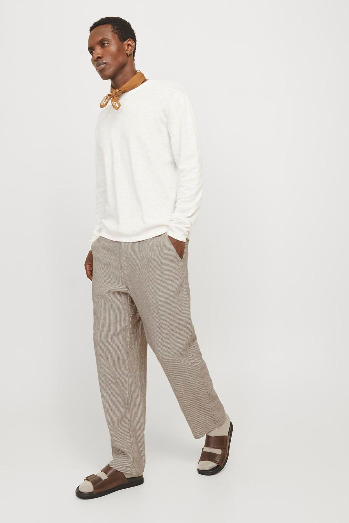 شلوار مردانه راسته فاق نرمال | جک اند جونز Jack & Jones 12269371 - تصویر 5