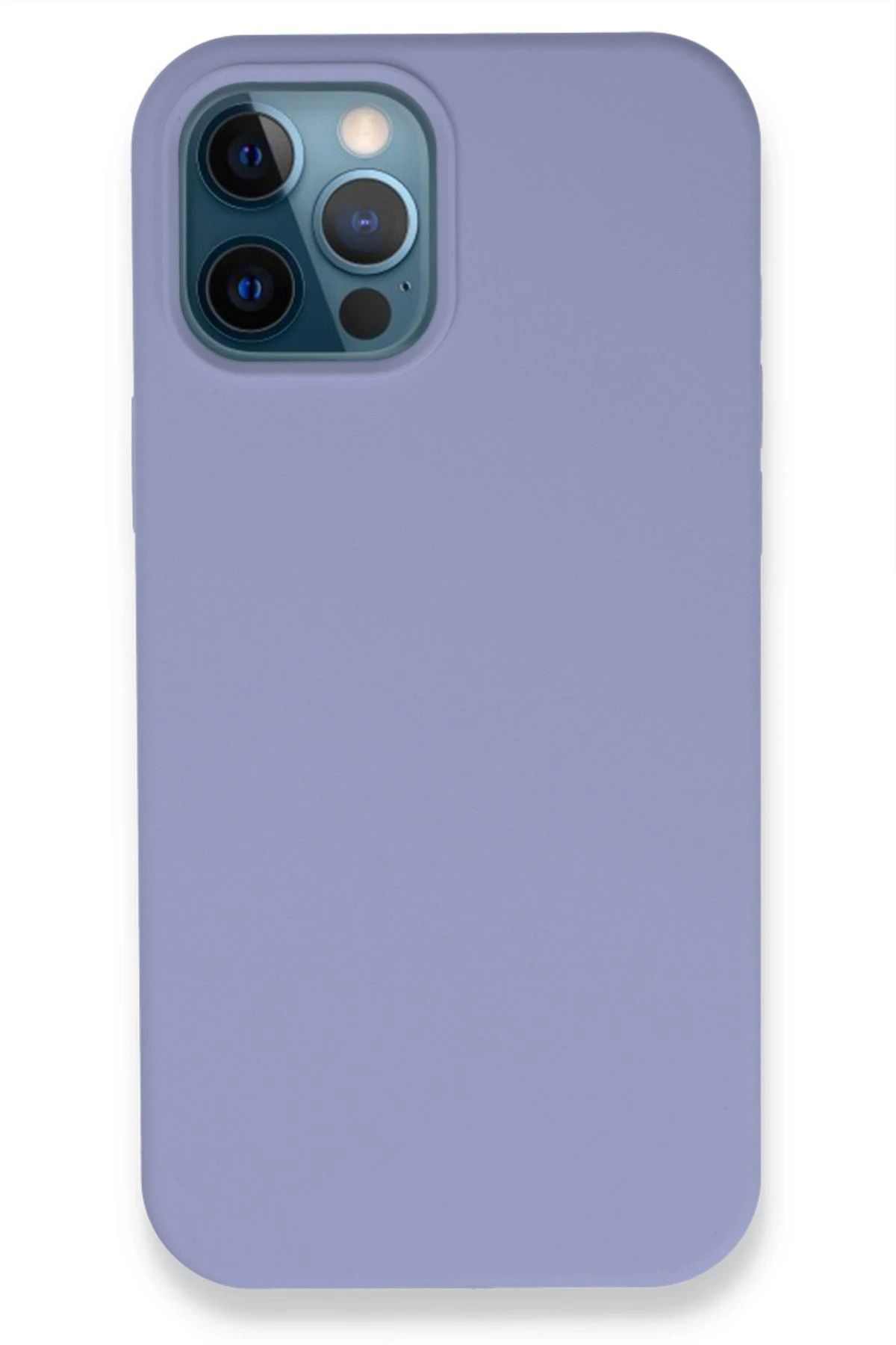 NewFace iPhone 12 Pro Kılıf Lansman Legant Silikon - Lila YNSMR