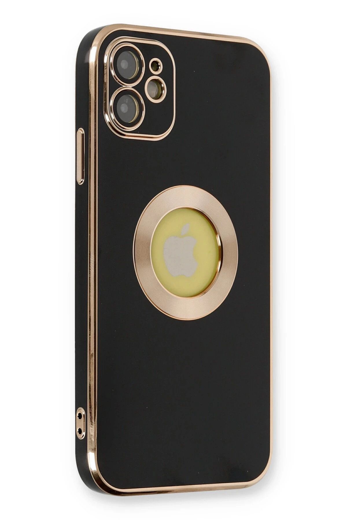 NewFace iPhone 12 Kılıf Store Silikon - Siyah JOJUA