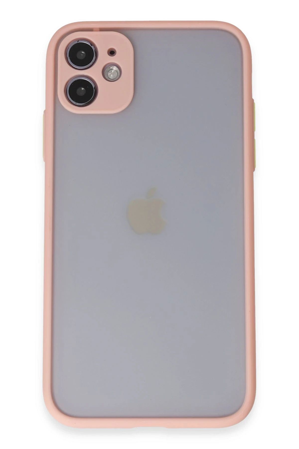 NewFace iPhone 11 Kılıf Montreal Silikon Kapak - Pembe YNSMR