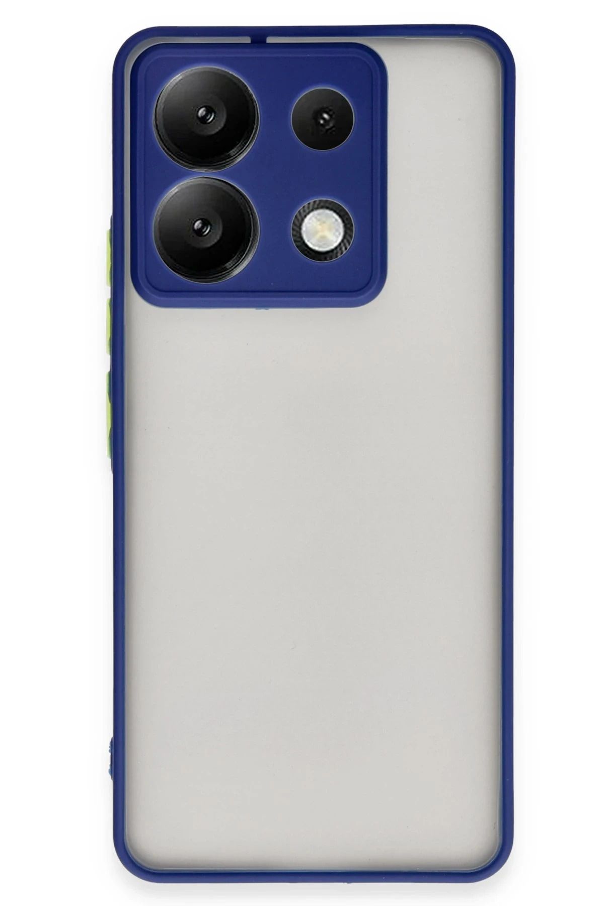 NewFace Xiaomi Redmi Note 13 5G Kılıf Montreal Silikon Kapak - Lacivert HNZRN