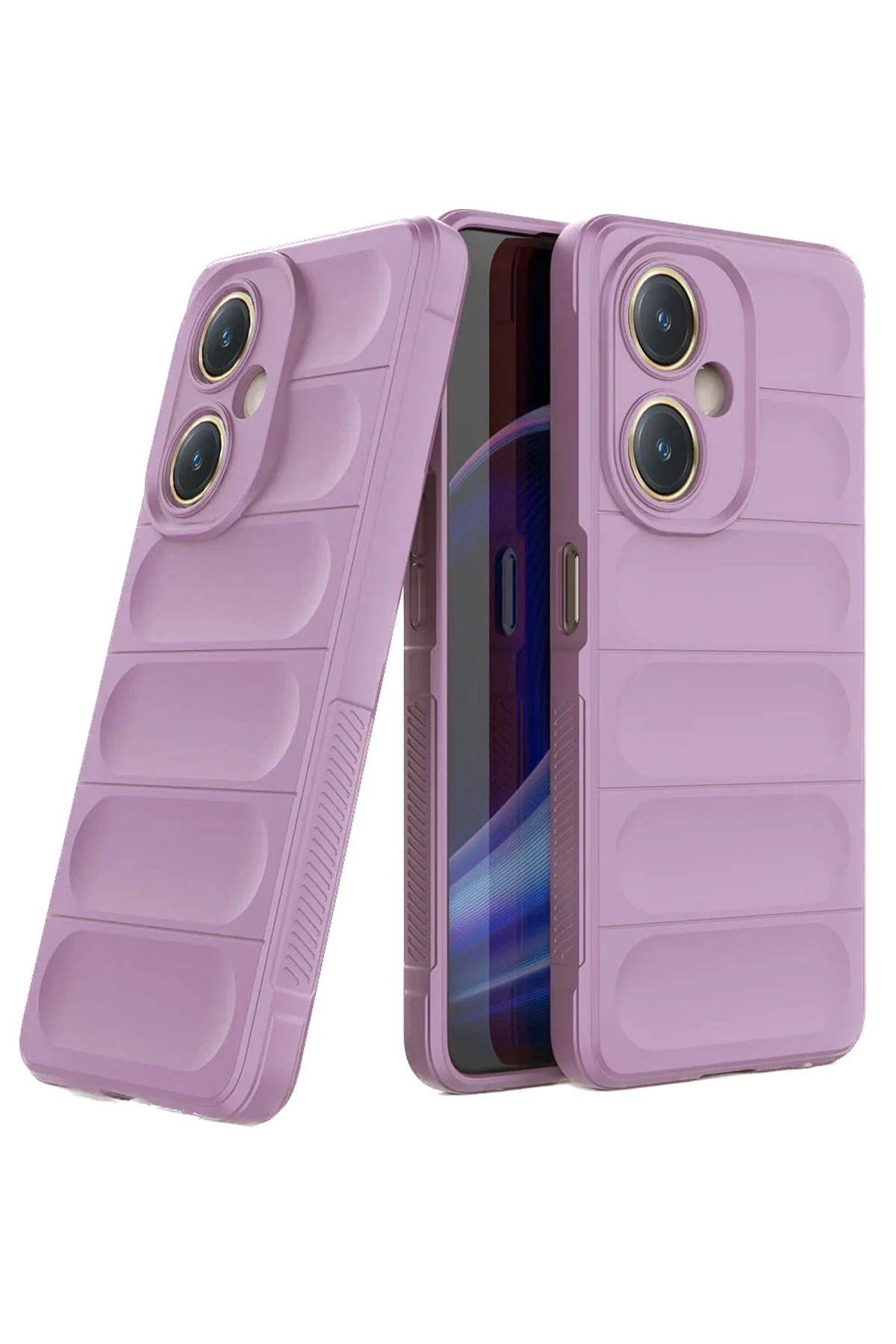 NewFace Vivo Y27 Kılıf Optimum Silikon - Mor BSTMY
