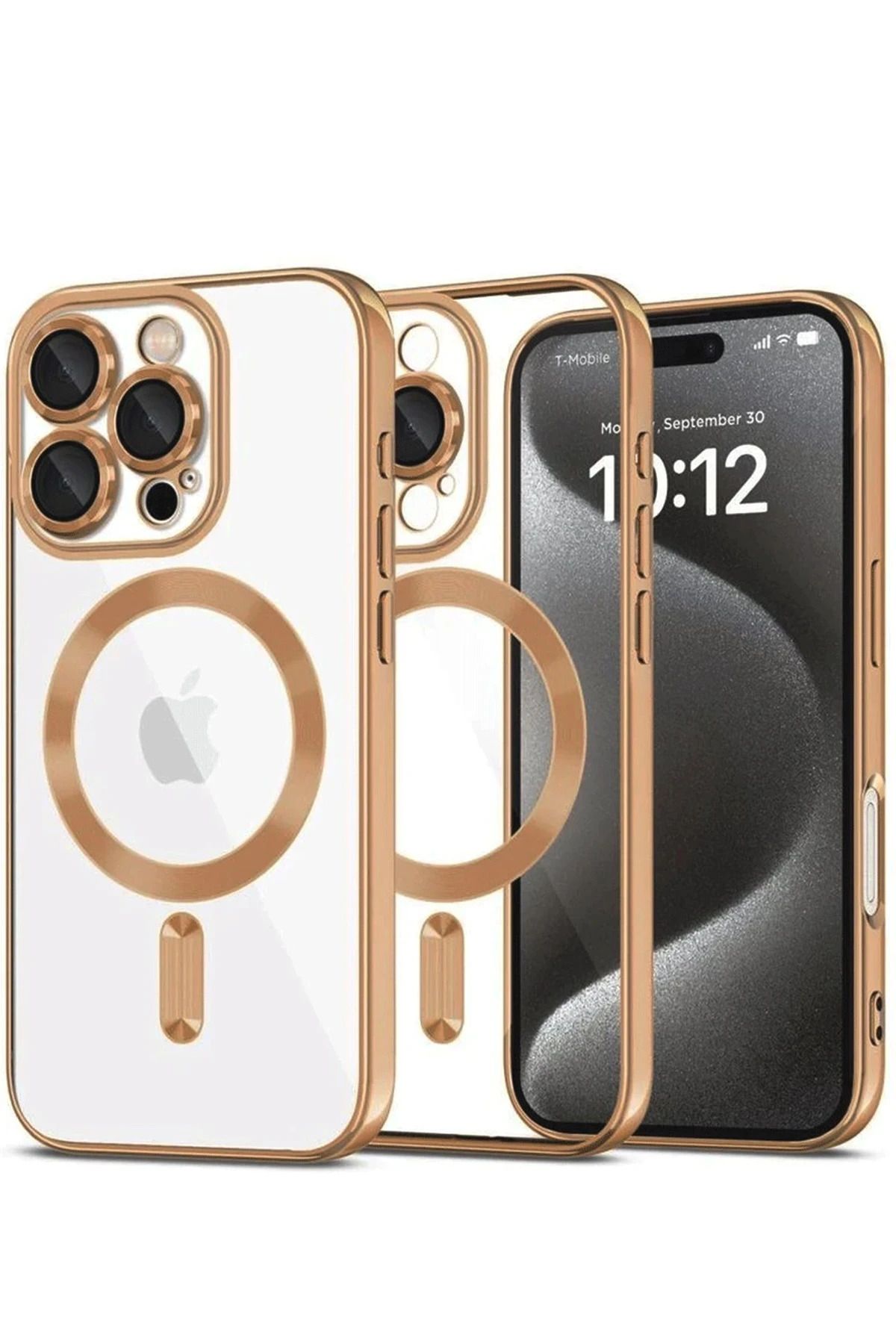 NewFace iPhone 16 Pro Max Kılıf Kross Magneticsafe Kapak - Çöl Titanyum HNZRN