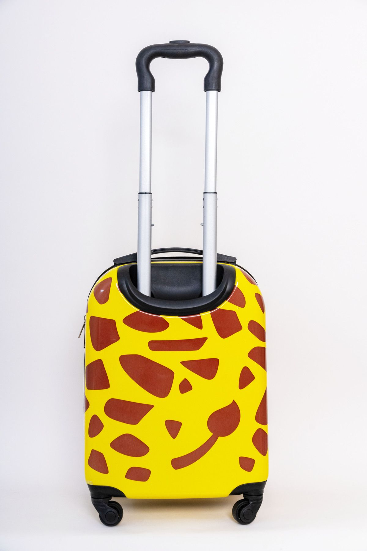 Mnuk-Giraffe Hard-Sided Polycarbonate Kids Trolley Bag-16 Inches- Yellow 2
