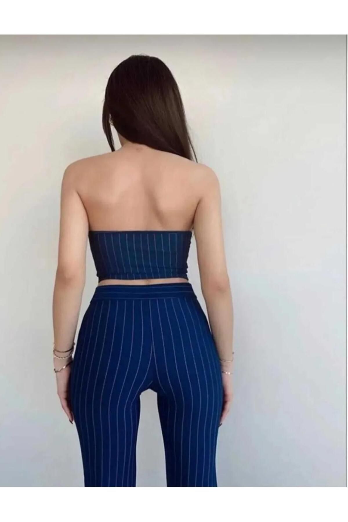 Markleydi-Set de top cu dungi Çimalı pentru femei 3