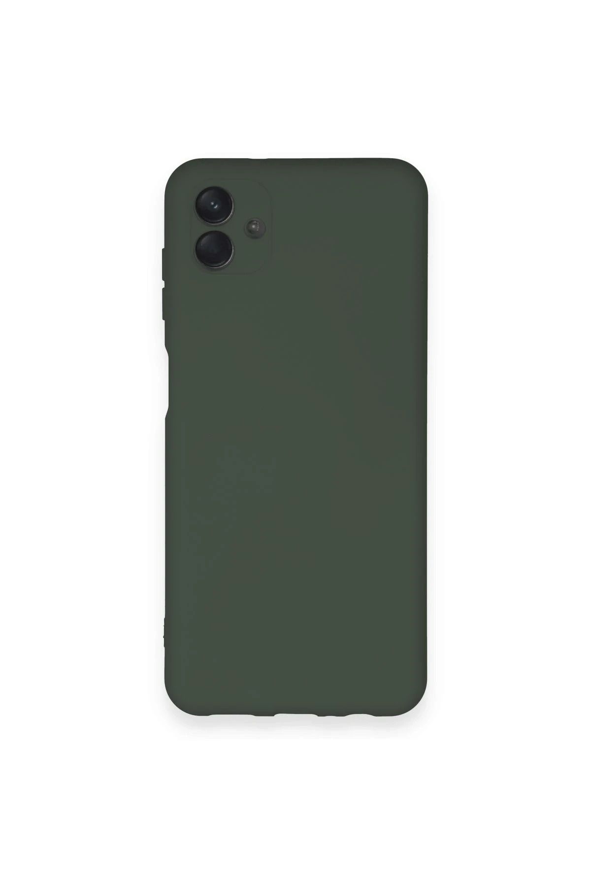 NewFace Galaxy A04 Uyumlu Kılıf Nano içi Kadife Silikon - Koyu Yeşil HNZRN