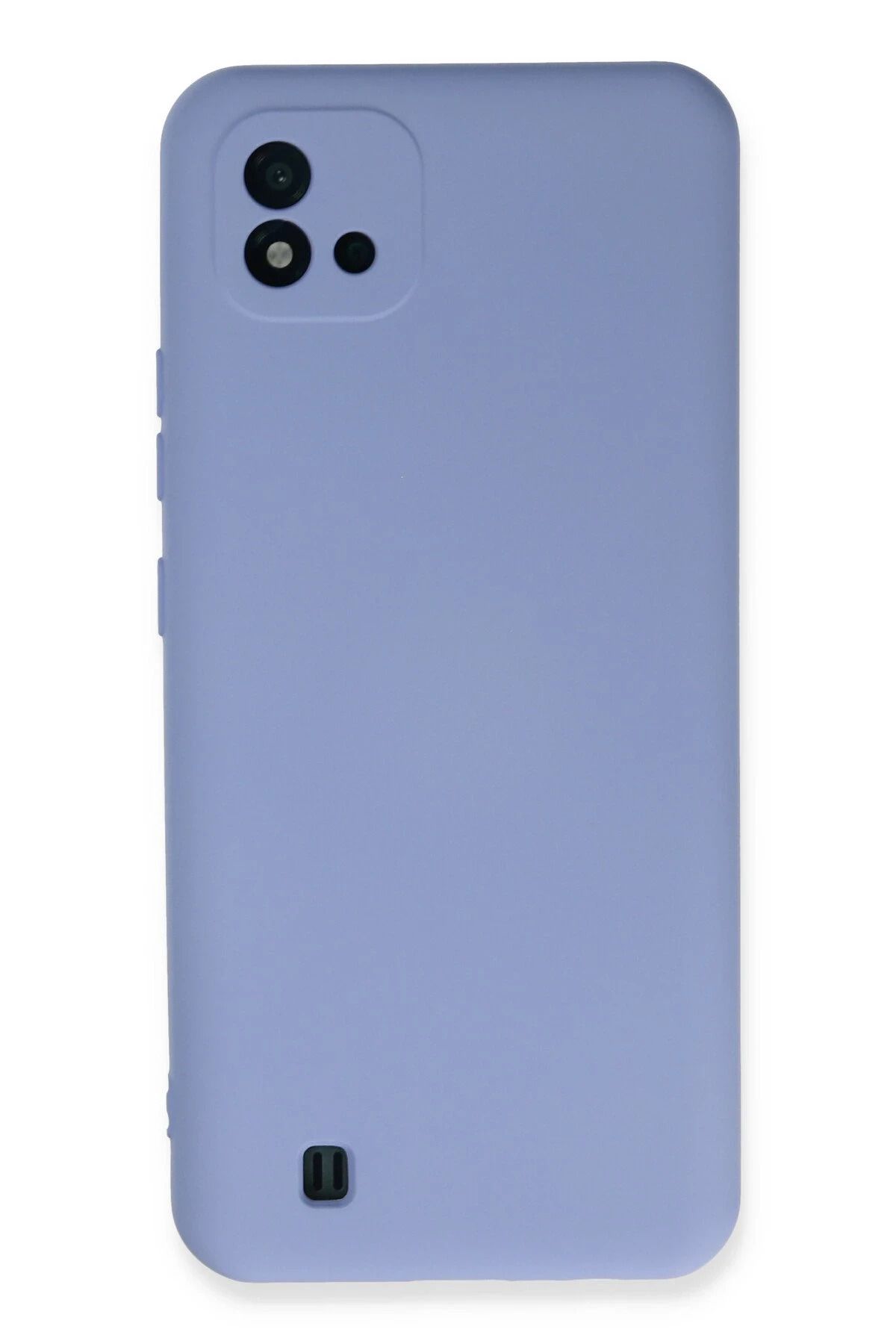 NewFace Realme C11 2021 Kılıf Nano içi Kadife Silikon - Lila YNSMR