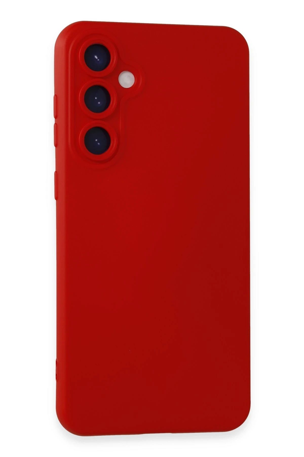 NewFace Galaxy S24 Uyumlu Kılıf Nano içi Kadife Silikon - Kırmızı