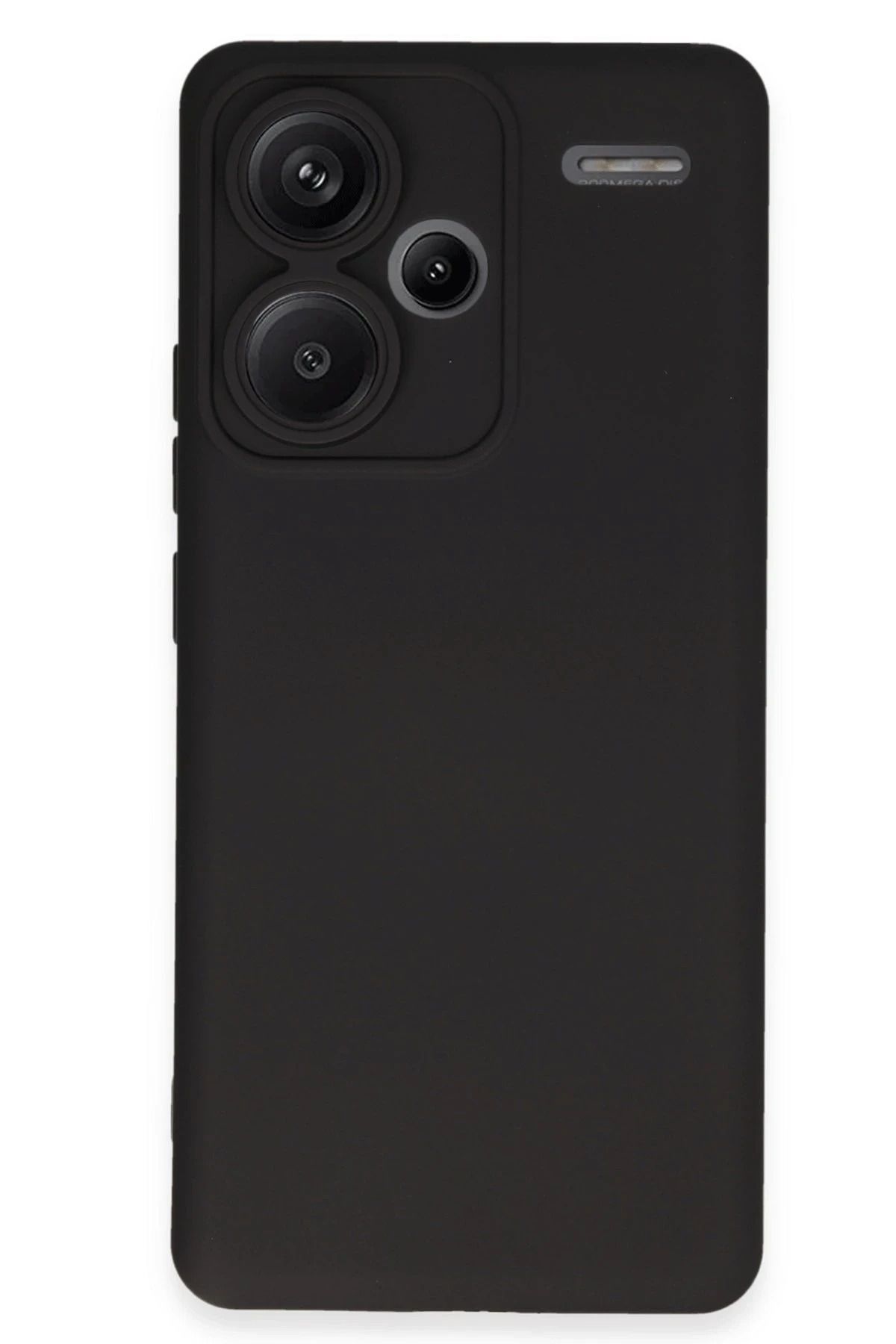 NewFace Xiaomi Redmi Note 13 Pro Plus Uyumlu Kılıf Nano içi Kadife Silikon - Siyah FERRG