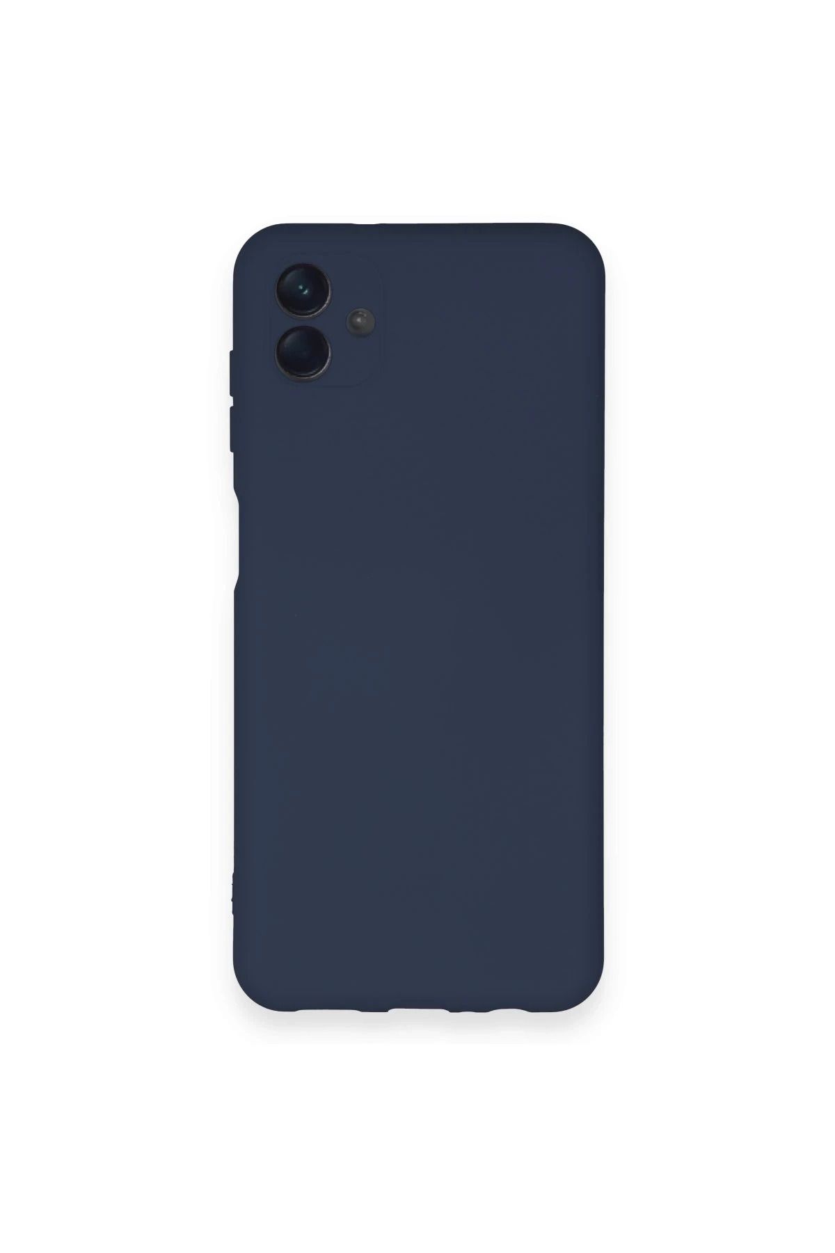 NewFace Galaxy A04 Uyumlu Kılıf Nano içi Kadife Silikon - Lacivert HNZRN