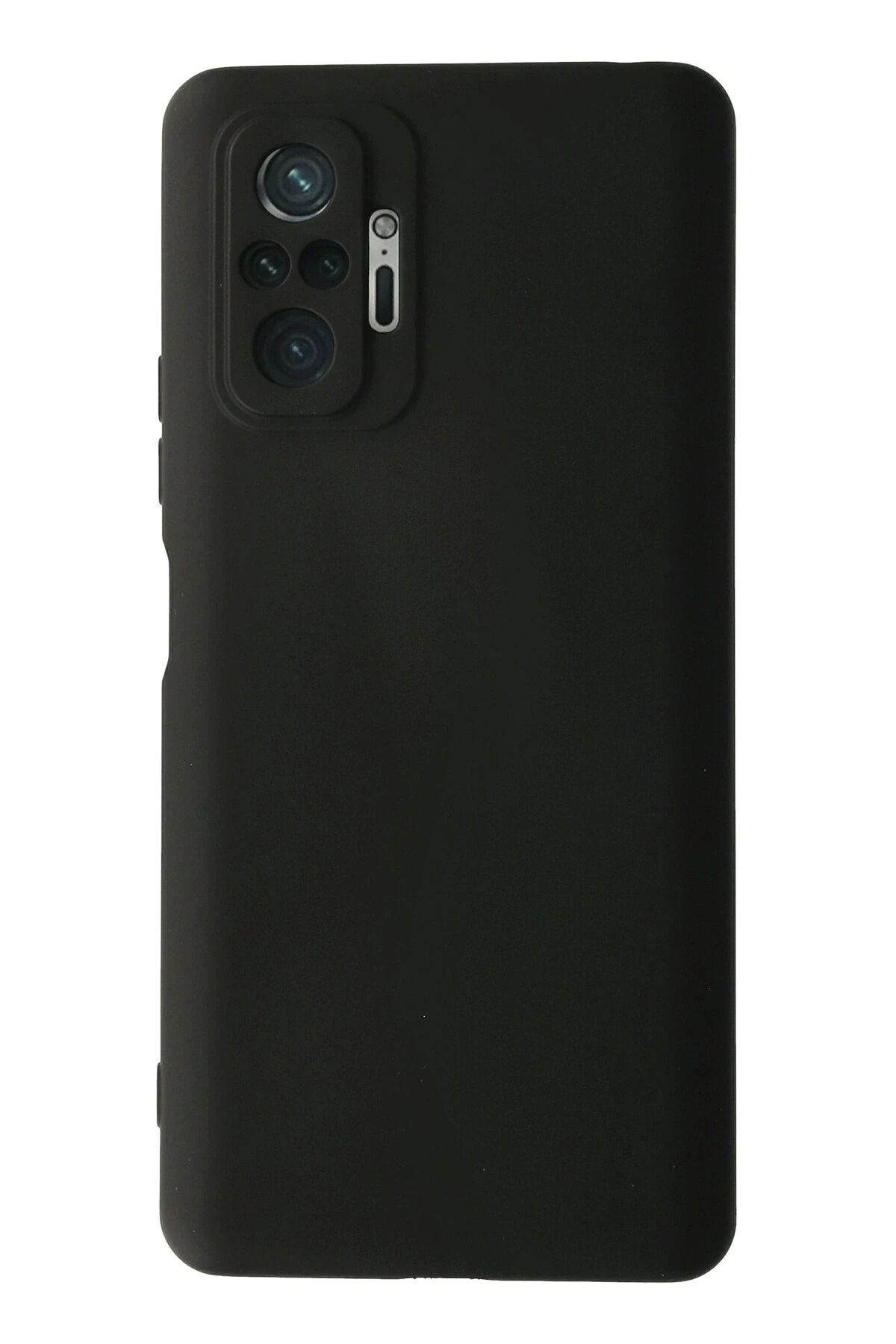 NewFace Xiaomi Redmi Note 10 Pro Kılıf Nano içi Kadife Silikon - Siyah JOJUA