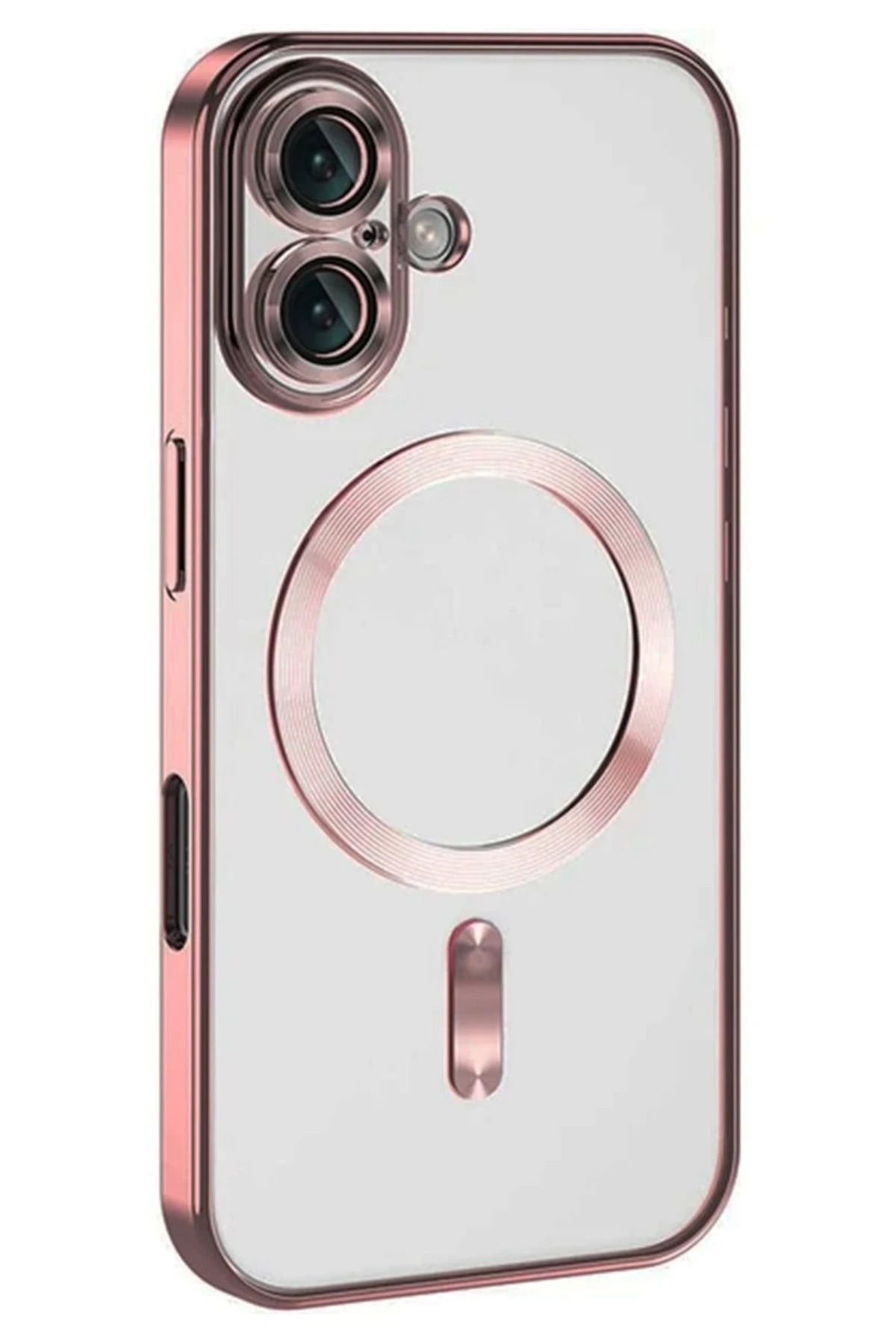 NewFace iPhone 16 Kılıf Kross Magneticsafe Kapak - Pembe HNZRN