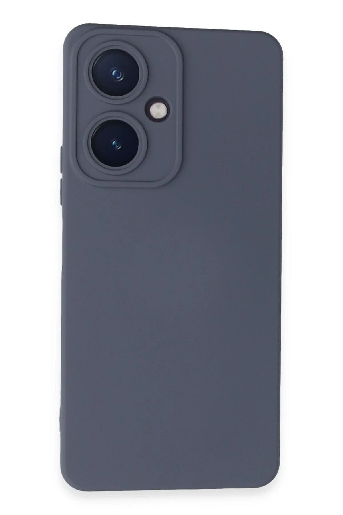 NewFace Vivo Y27 Uyumlu Kılıf Nano içi Kadife Silikon - Gri YNSMR